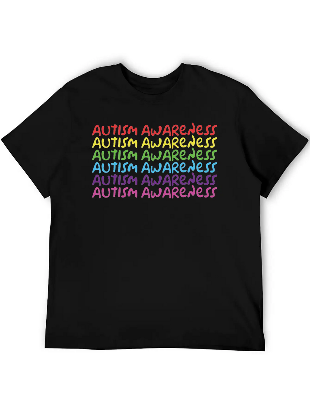 Autism Awareness Unisex Casual T-Shirt – Clean Design For Daily Comfort
