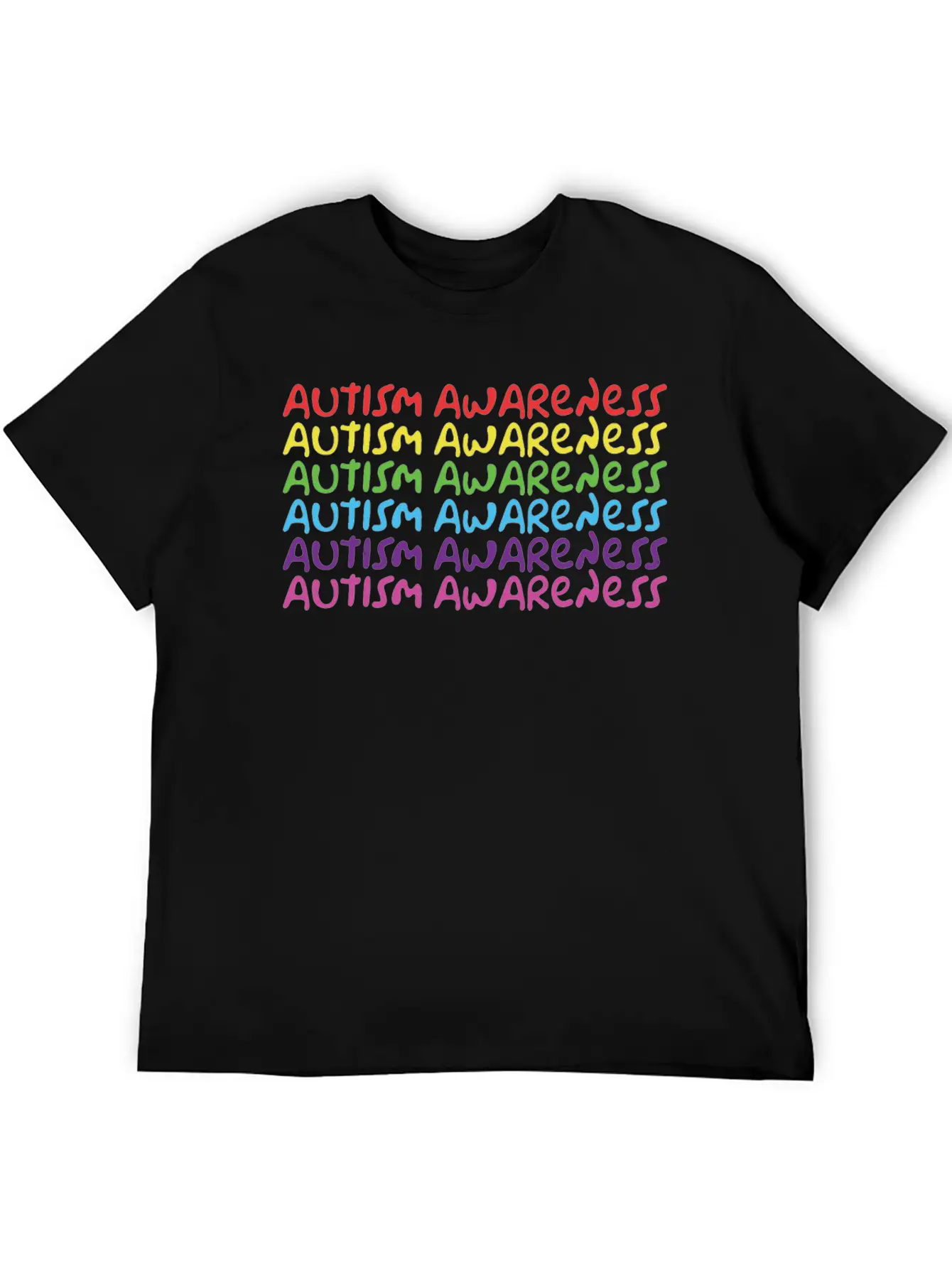 Autism Awareness Unisex Casual T-Shirt – Clean Design For Daily Comfort