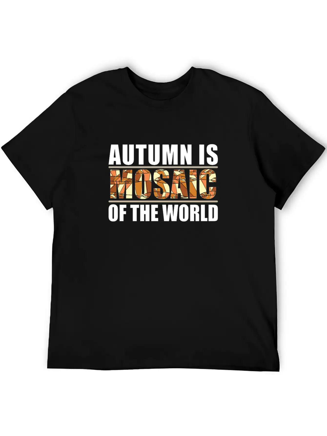 Autumn Is A Mosaic Of The World Casual Graphic T-Shirt – Simple And Comfortable Daily Wear