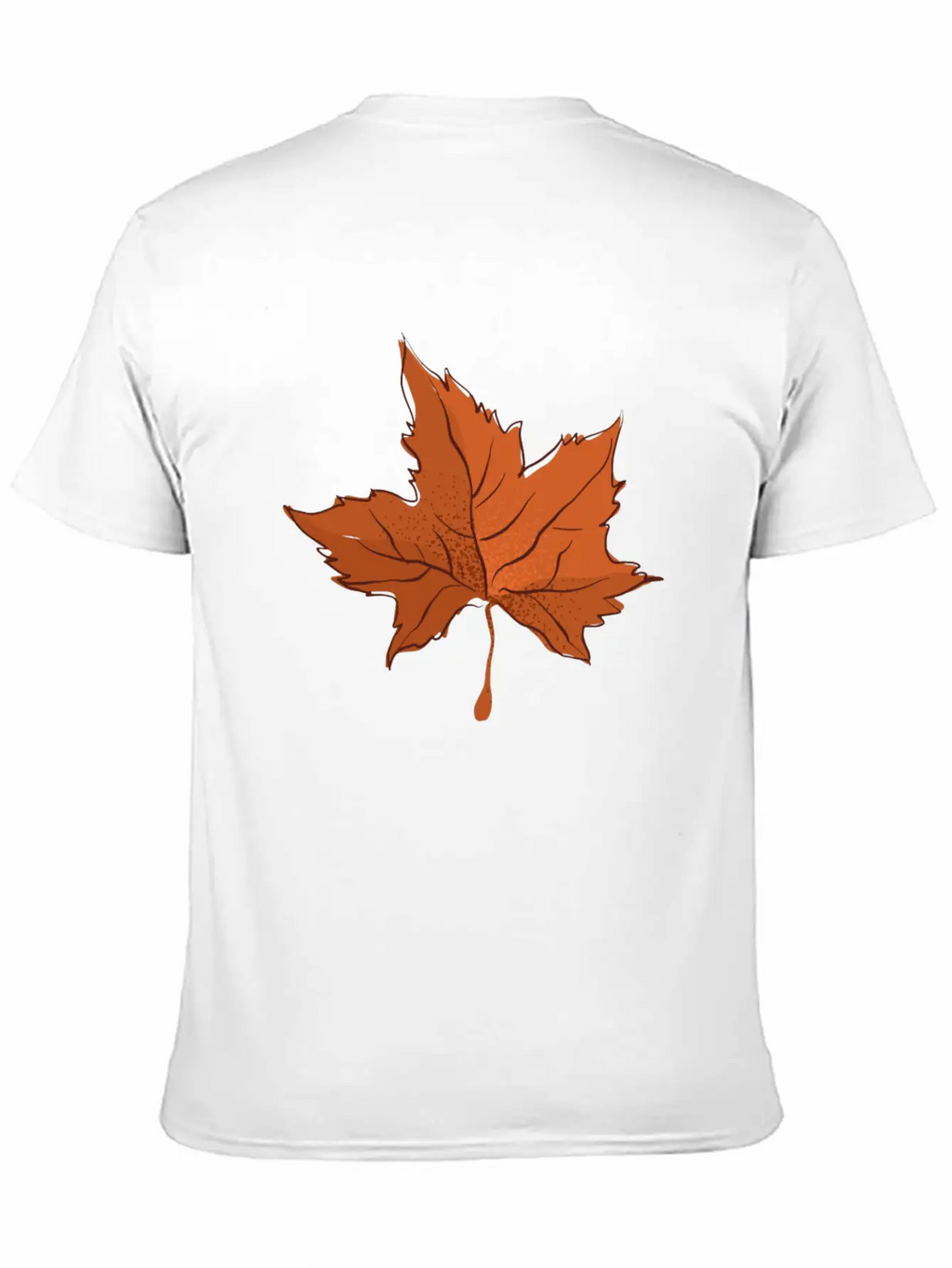 Autumn Maple Leaf Essential Cotton Tee For Daily Outfits – Unisex Style