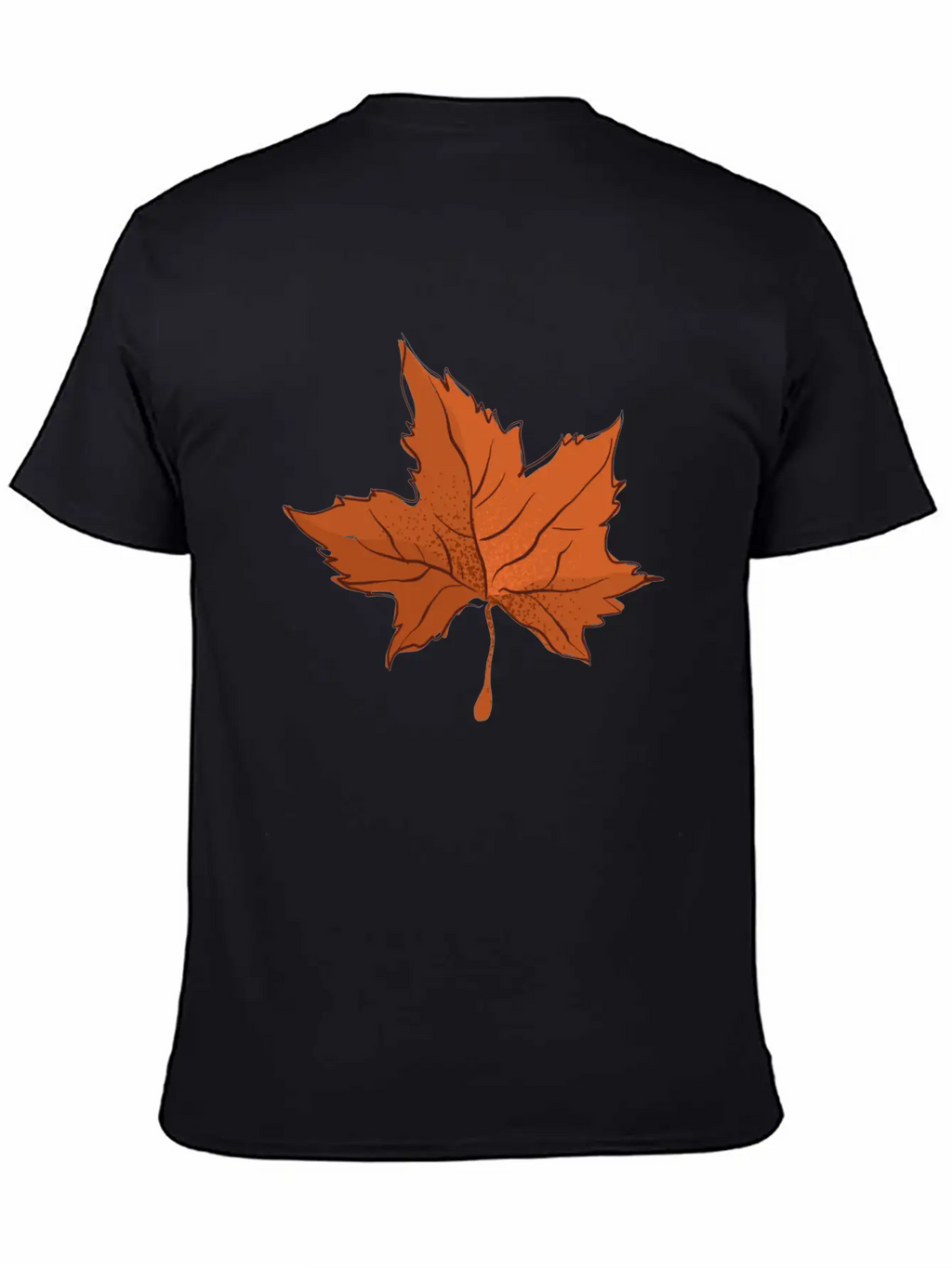 Autumn Maple Leaf Essential Cotton Tee For Daily Outfits – Unisex Style
