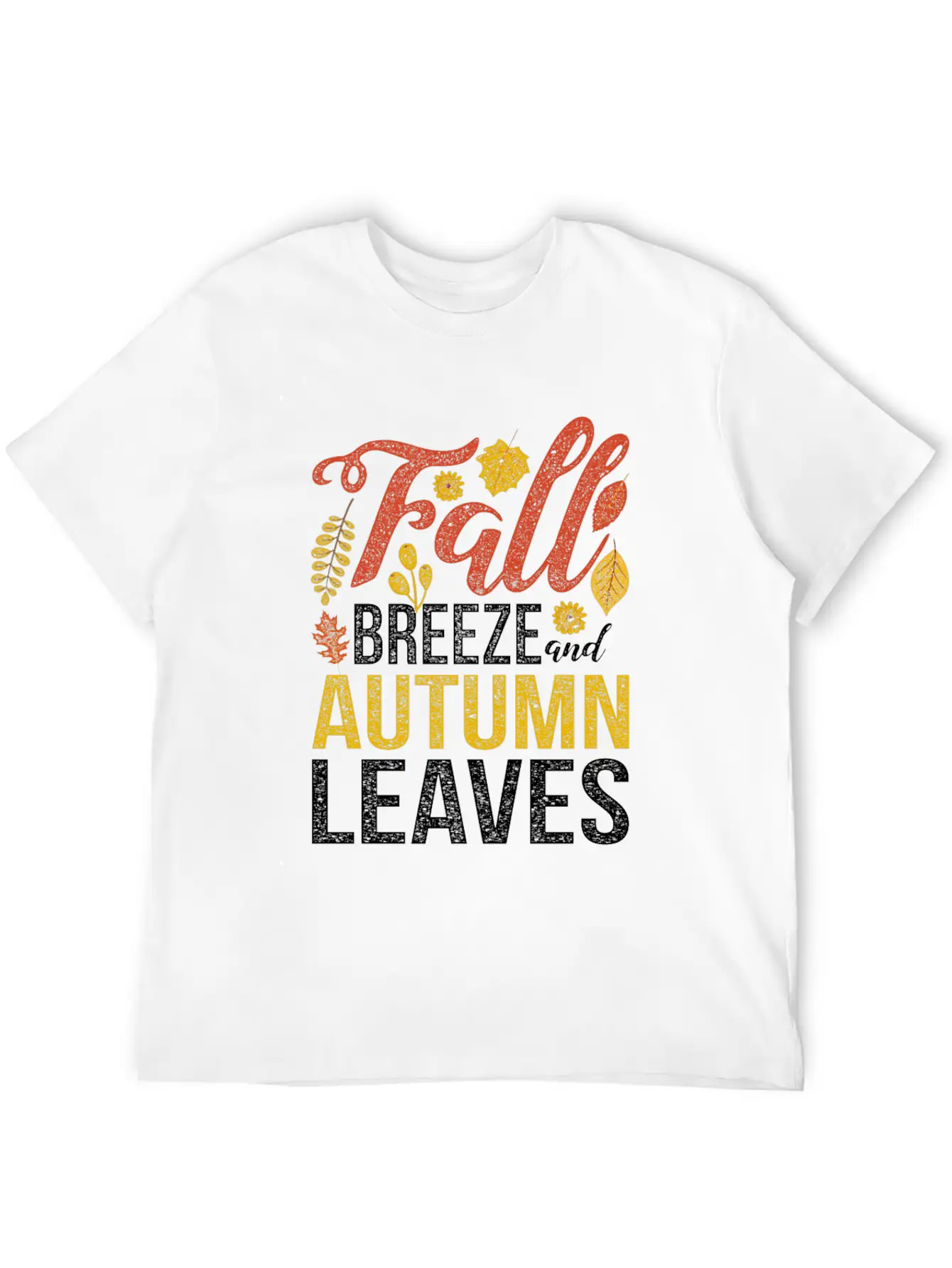 Autumn October November September Leaves Gift Fall Breathable Soft Cotton T-Shirt – Timeless Casual Look