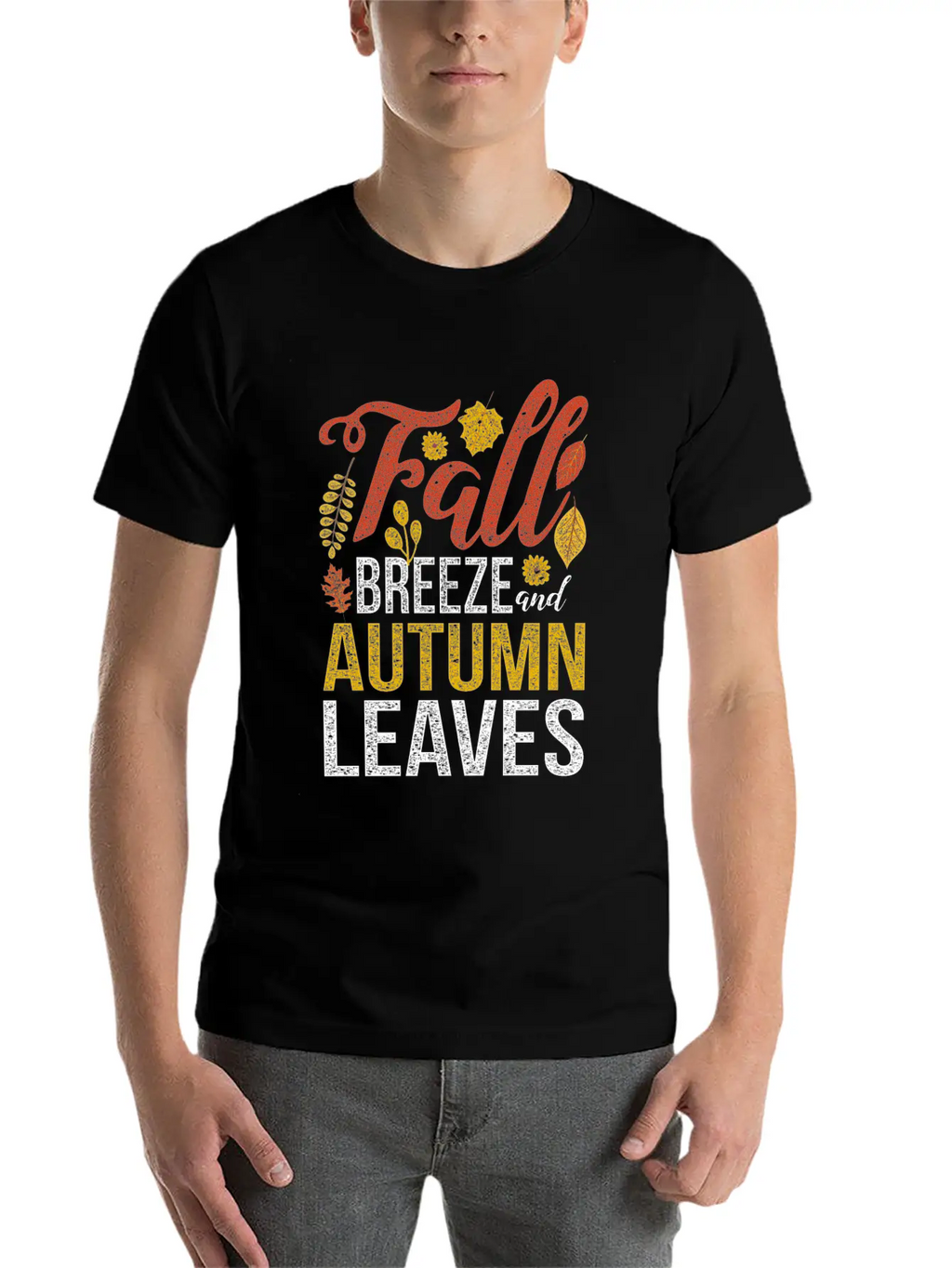 Autumn October November September Leaves Gift Fall Breathable Soft Cotton T-Shirt – Timeless Casual Look