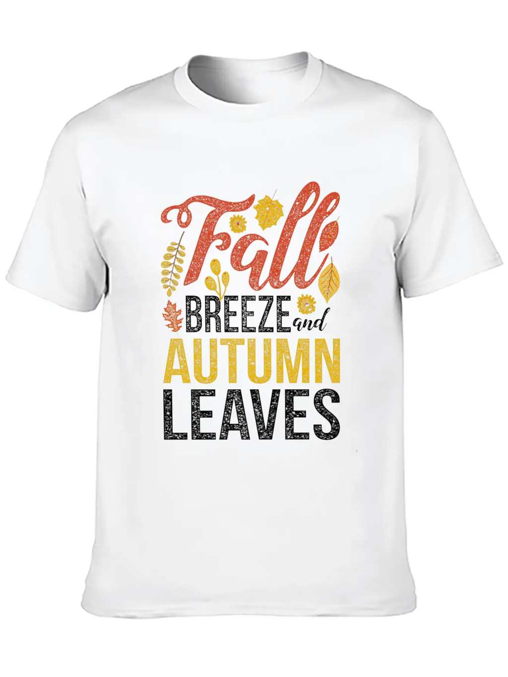 Autumn October November September Leaves Gift Fall Breathable Soft Cotton T-Shirt – Timeless Casual Look