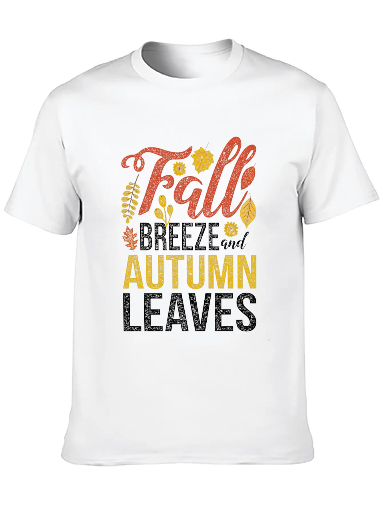 Autumn October November September Leaves Gift Fall Breathable Soft Cotton T-Shirt – Timeless Casual Look