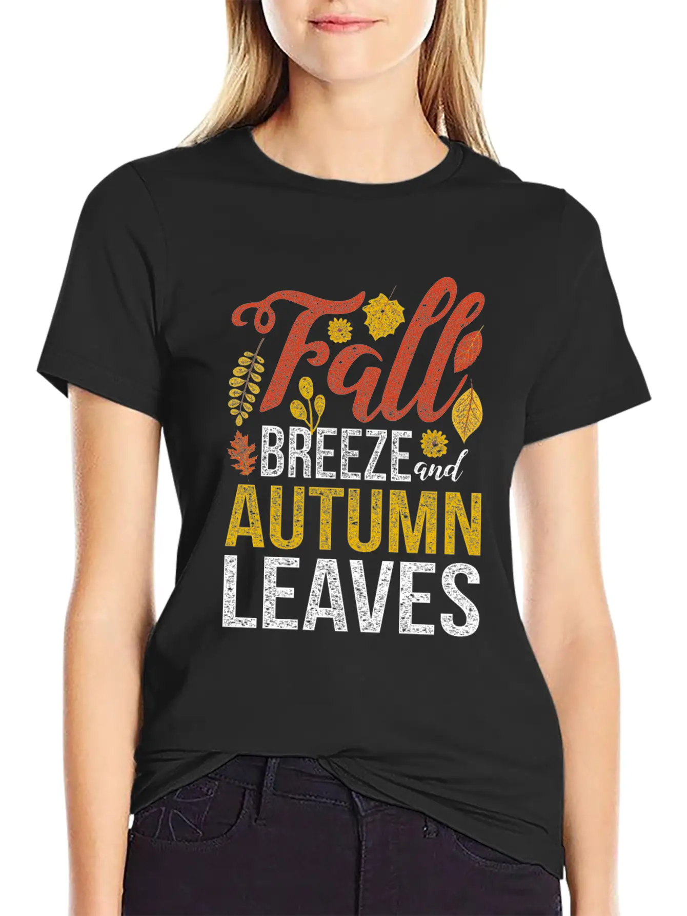 Autumn October November September Leaves Gift Fall Breathable Soft Cotton T-Shirt – Timeless Casual Look