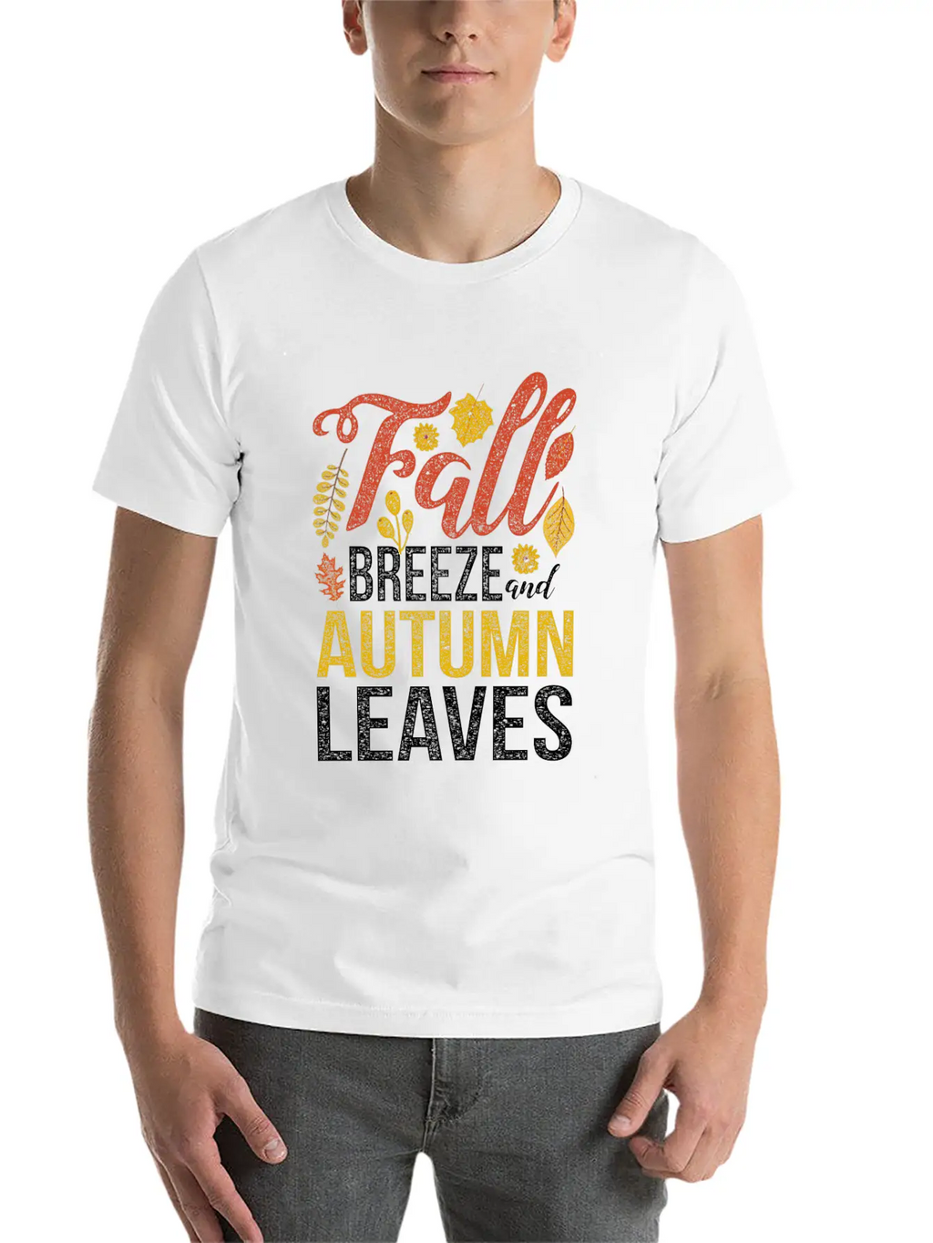 Autumn October November September Leaves Gift Fall Breathable Soft Cotton T-Shirt – Timeless Casual Look