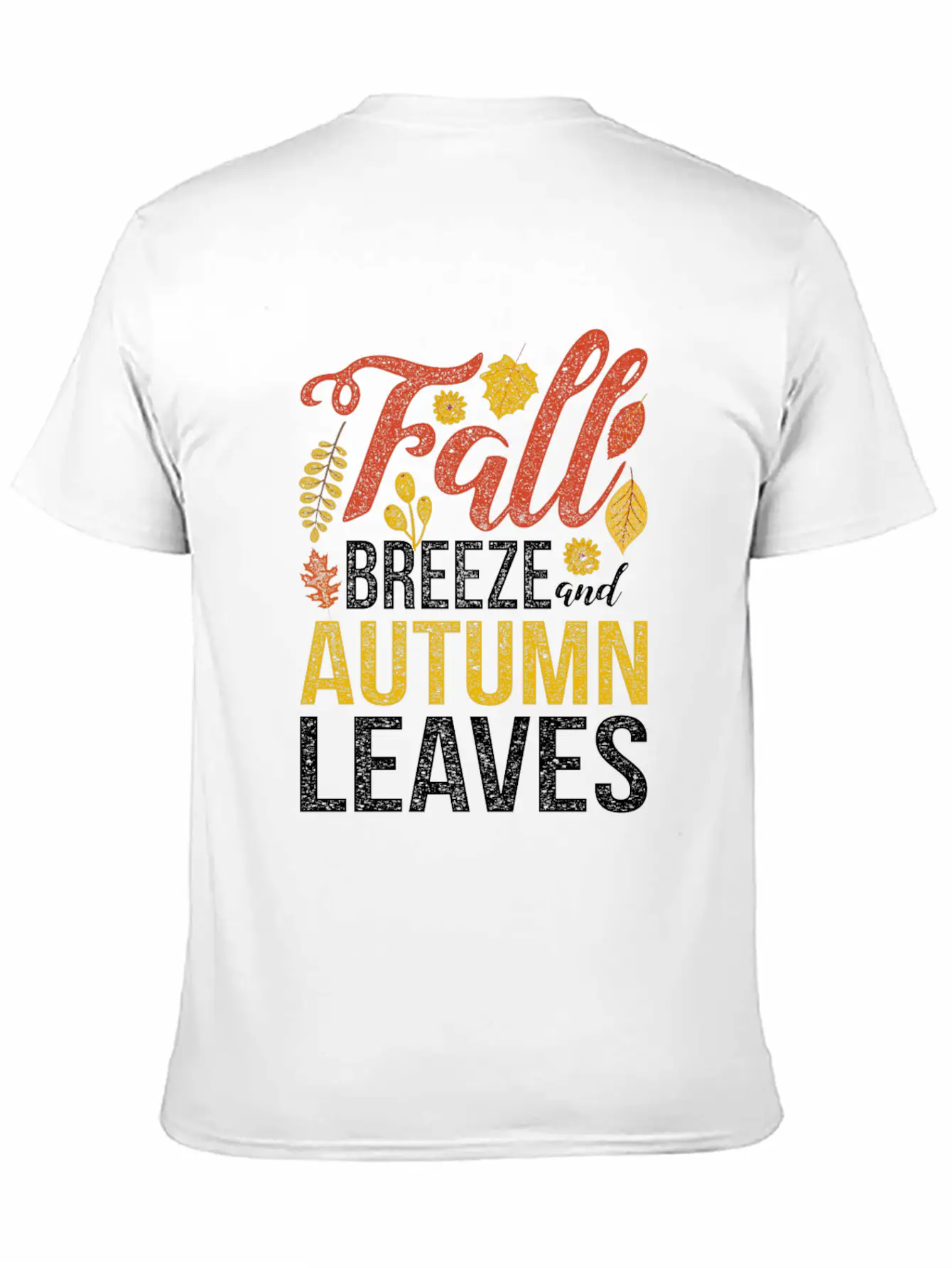 Autumn October November September Leaves Gift Fall Breathable Soft Cotton T-Shirt – Timeless Casual Look