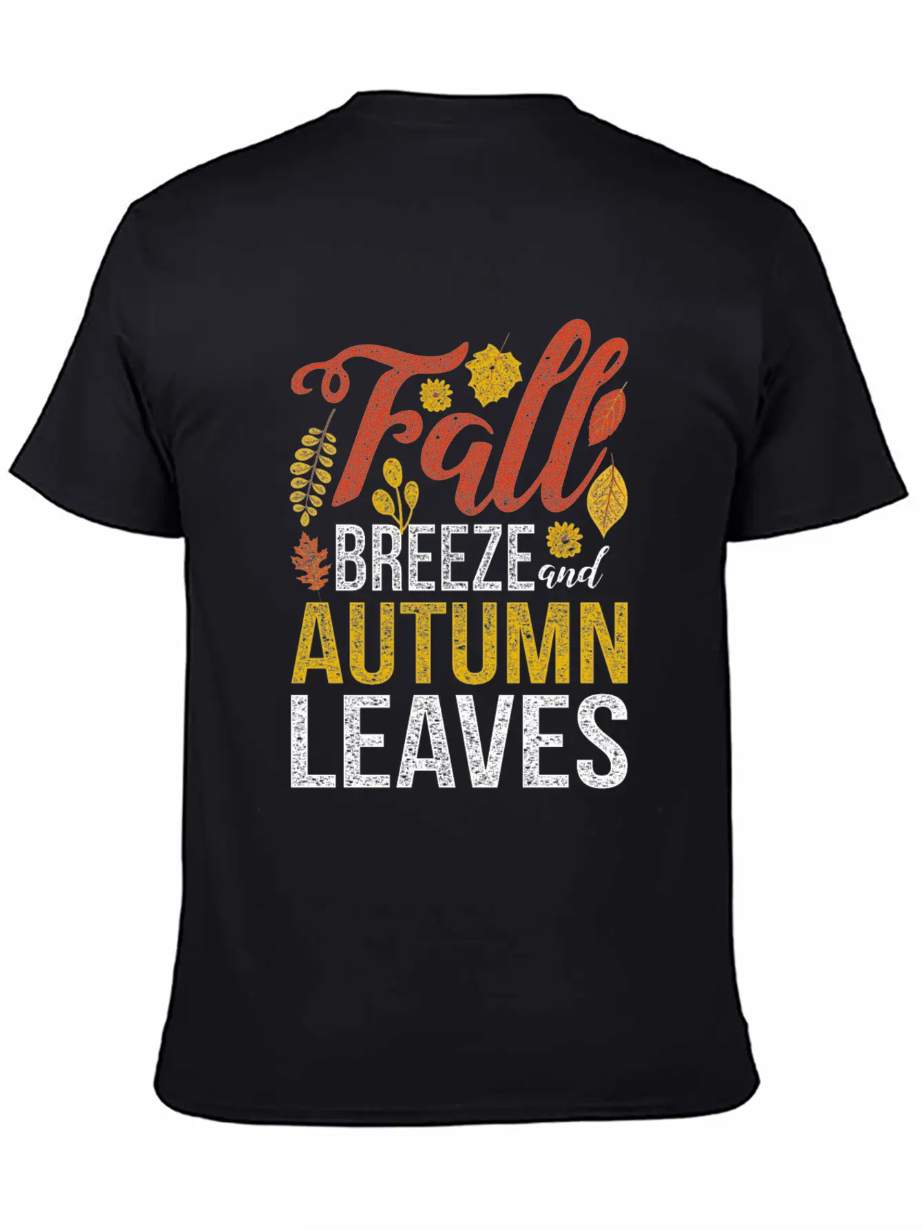 Autumn October November September Leaves Gift Fall Breathable Soft Cotton T-Shirt – Timeless Casual Look