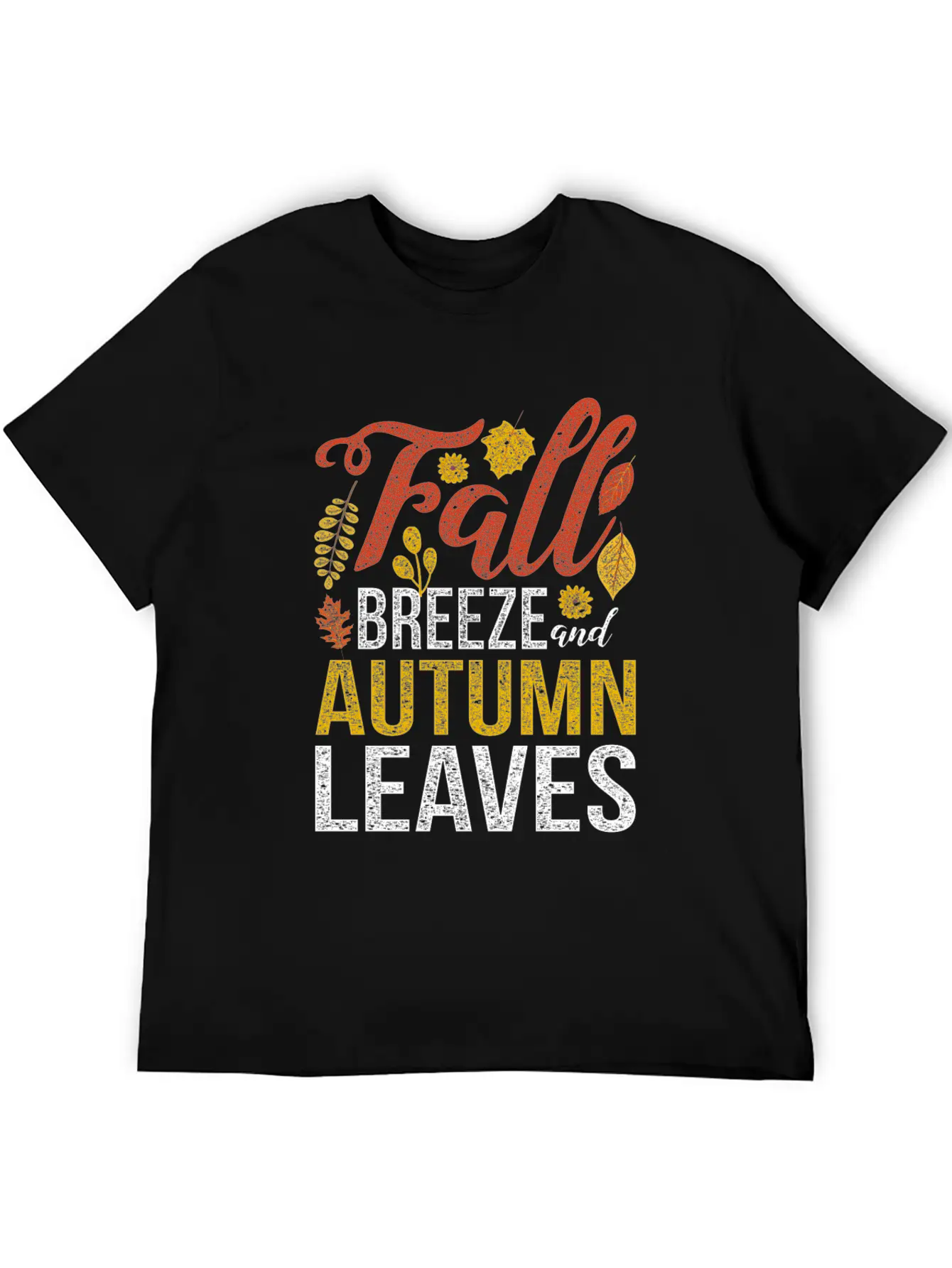 Autumn October November September Leaves Gift Fall Breathable Soft Cotton T-Shirt – Timeless Casual Look