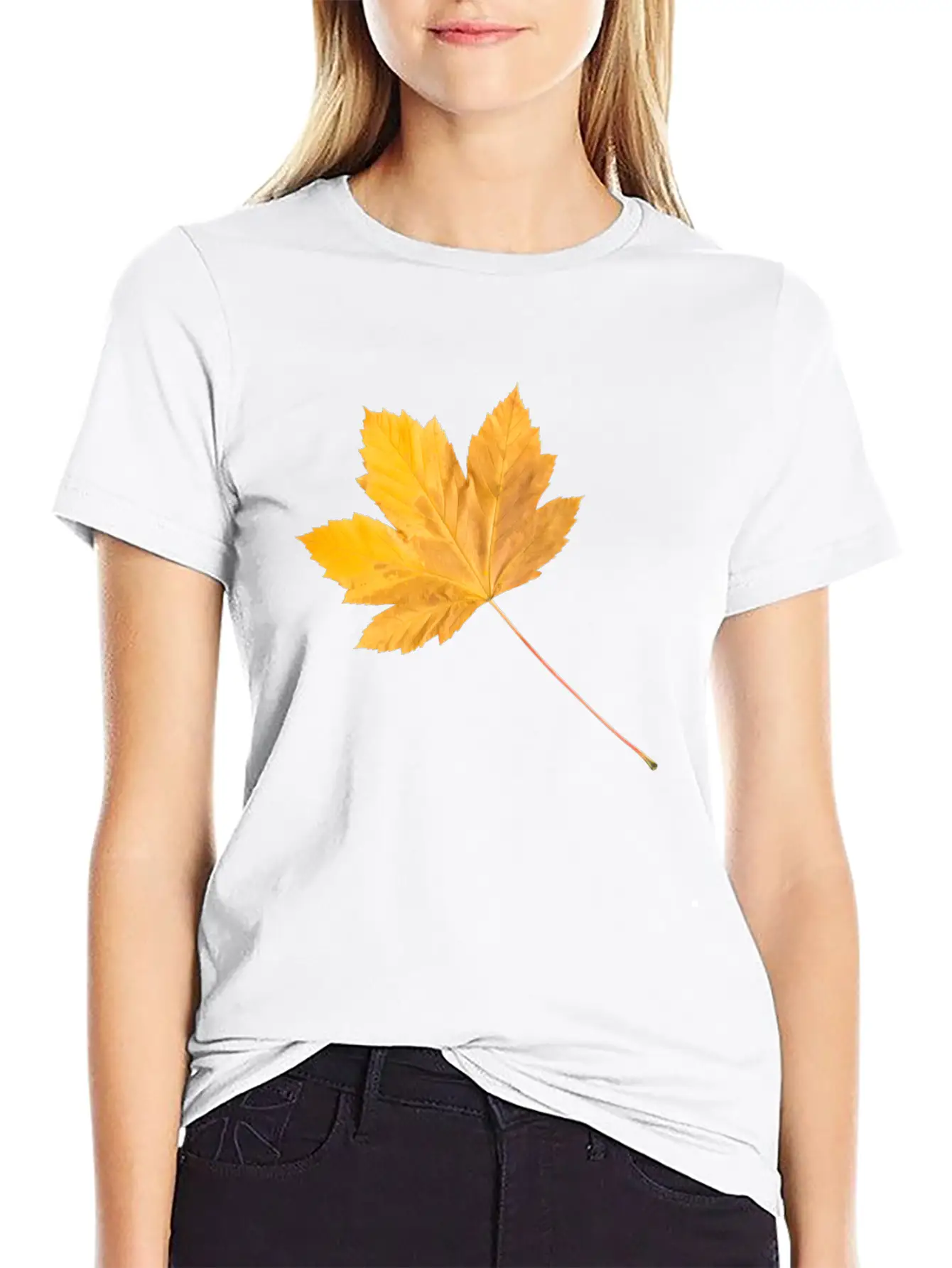 Autumn Vibes Unisex Short Sleeve Soft Cotton T-Shirt – Casual Everyday Wear