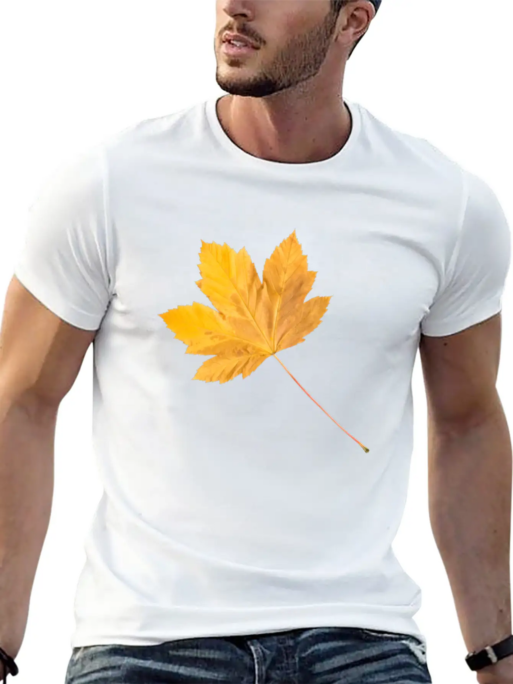 Autumn Vibes Unisex Short Sleeve Soft Cotton T-Shirt – Casual Everyday Wear