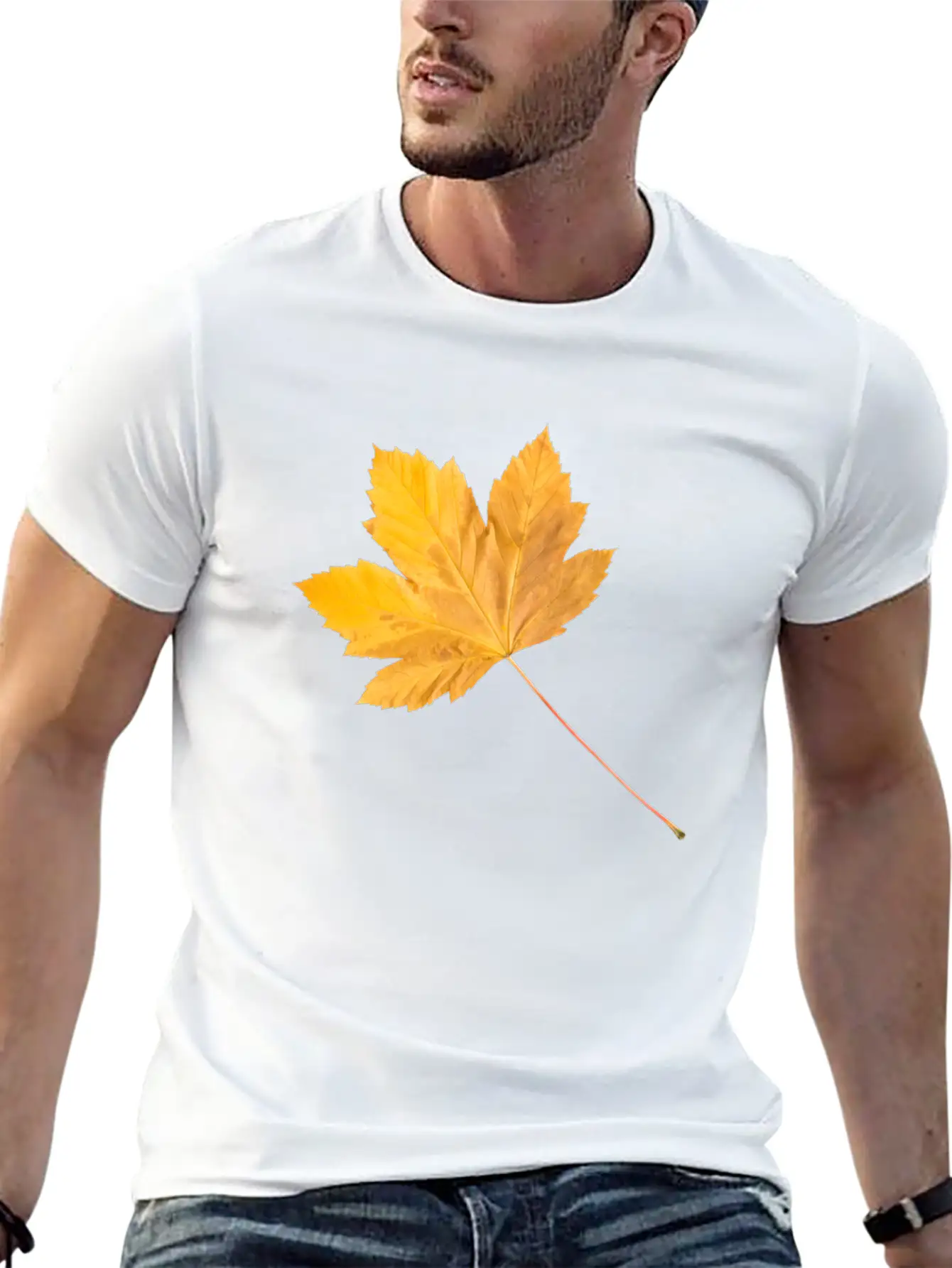 Autumn Vibes Unisex Short Sleeve Soft Cotton T-Shirt – Casual Everyday Wear