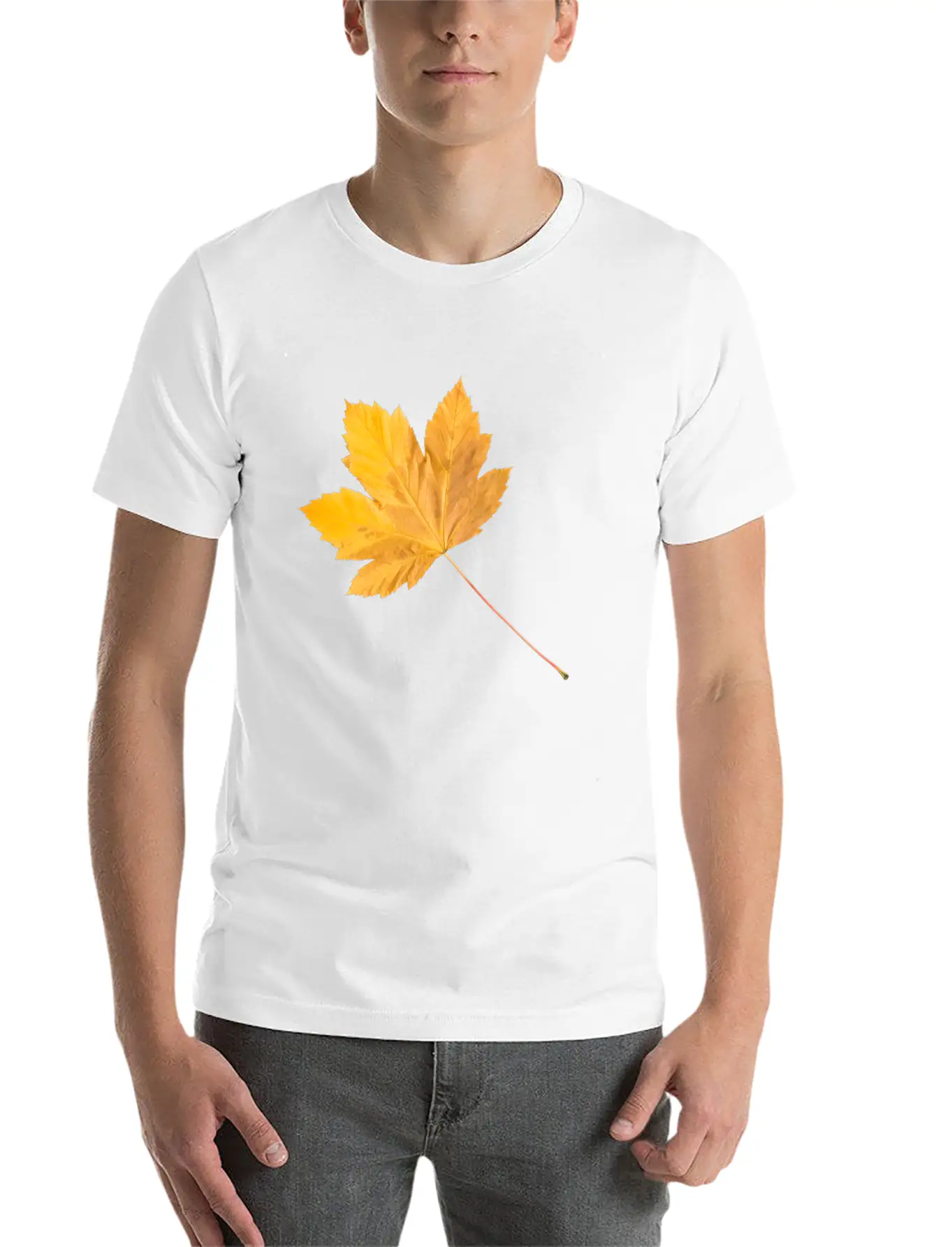 Autumn Vibes Unisex Short Sleeve Soft Cotton T-Shirt – Casual Everyday Wear