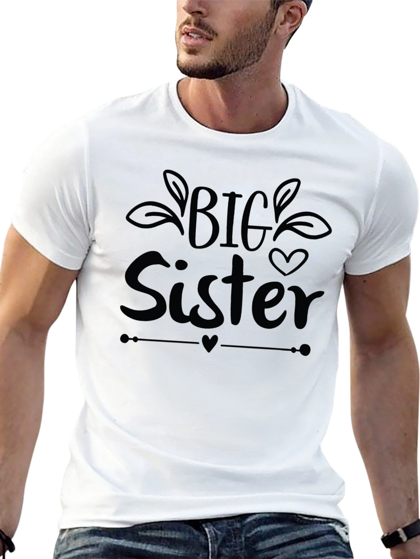 Big Sister T-Shirt - Cute Sibling Announcement Tee