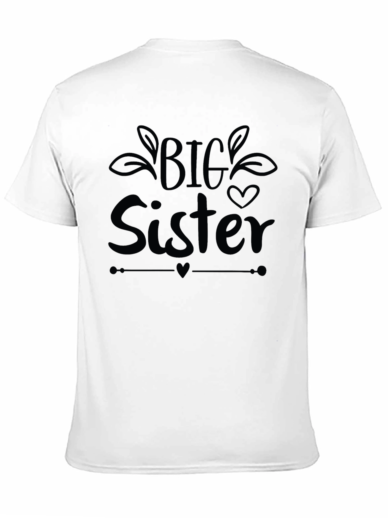 Big Sister T-Shirt - Cute Sibling Announcement Tee