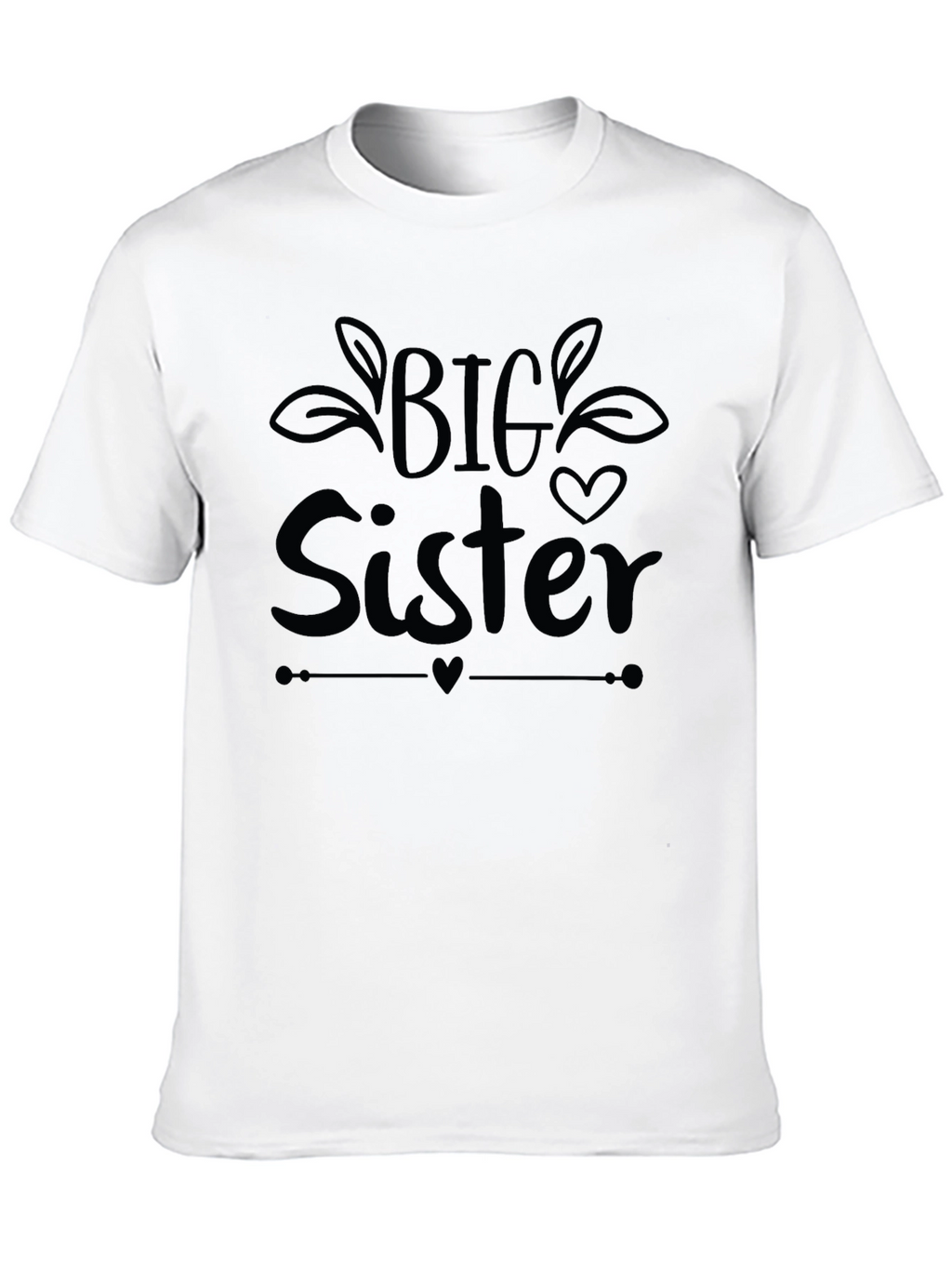 Big Sister T-Shirt - Cute Sibling Announcement Tee