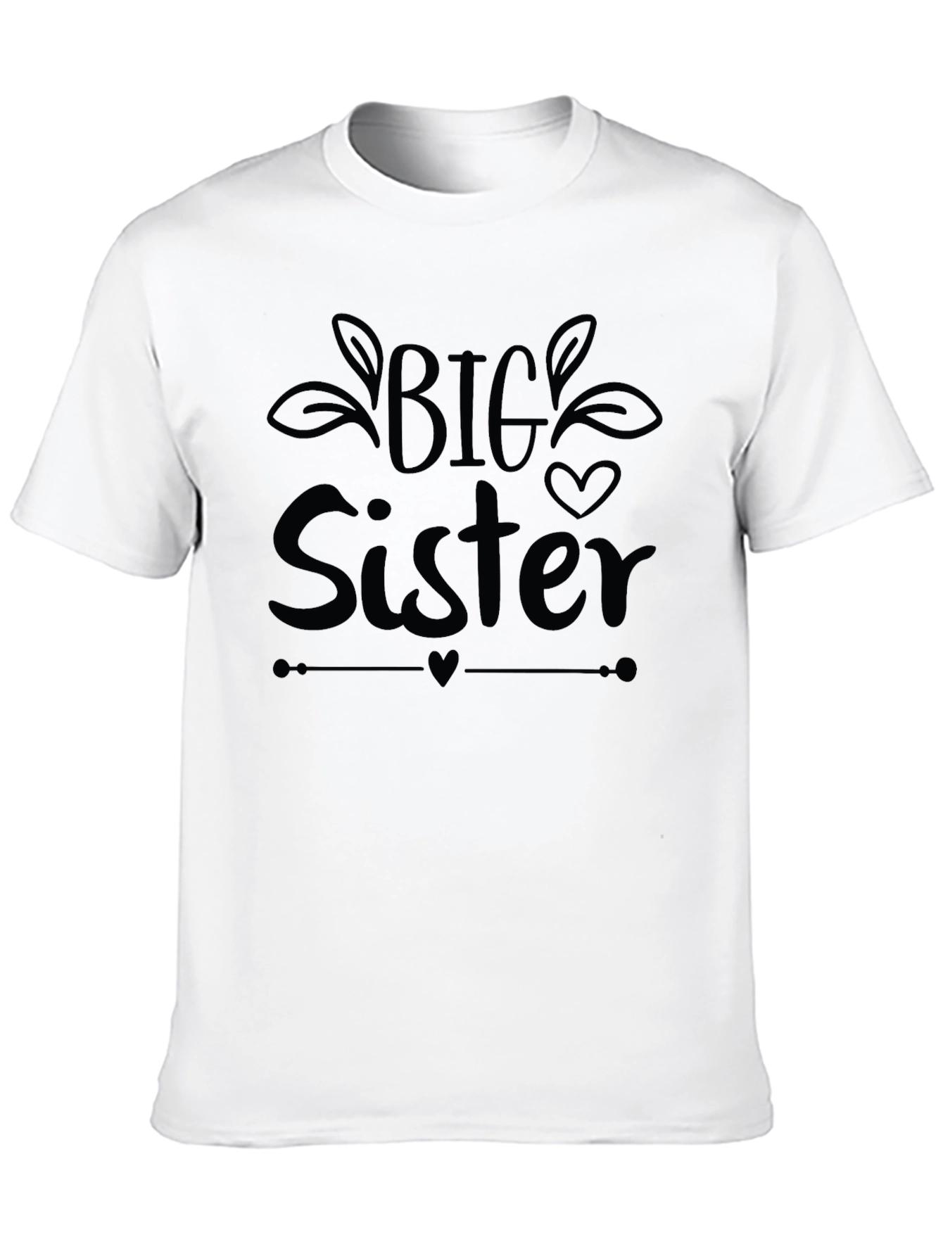 Big Sister T-Shirt - Cute Sibling Announcement Tee
