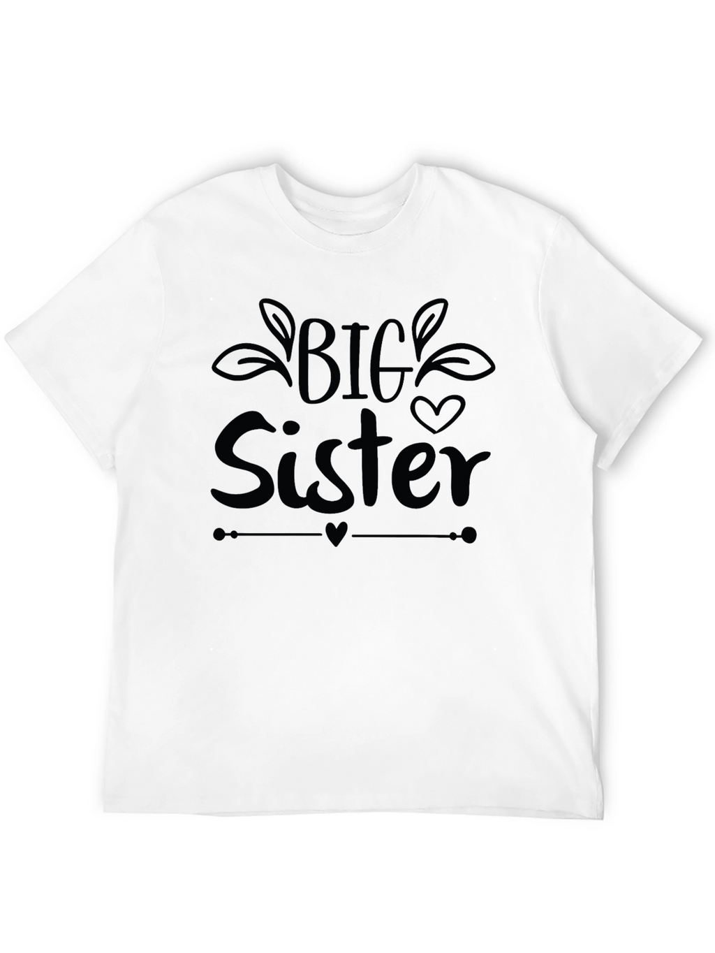 Big Sister T-Shirt - Cute Sibling Announcement Tee