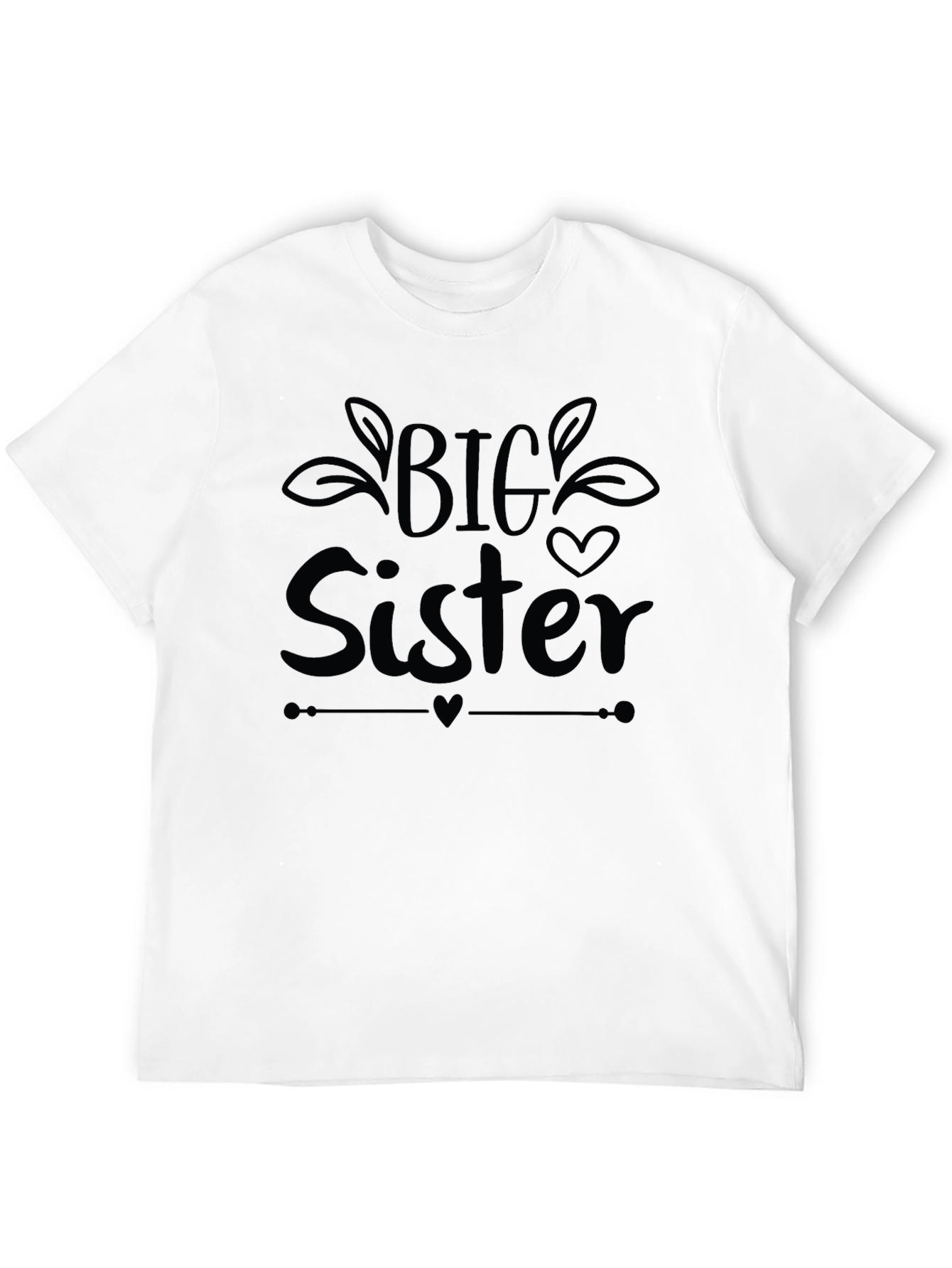 Big Sister T-Shirt - Cute Sibling Announcement Tee