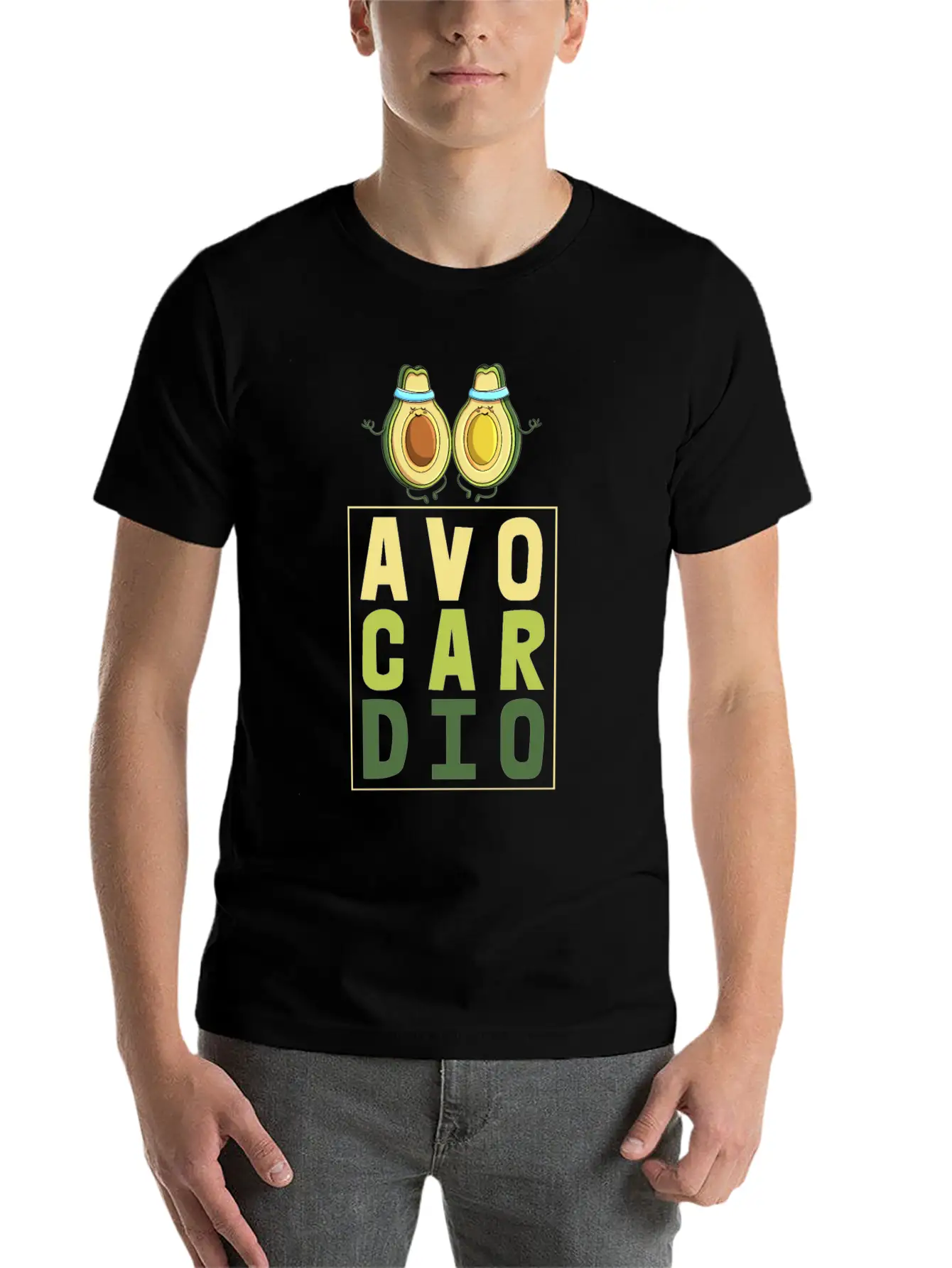 Avo Cardio Unisex Casual T-Shirt – Clean Design For Daily Comfort