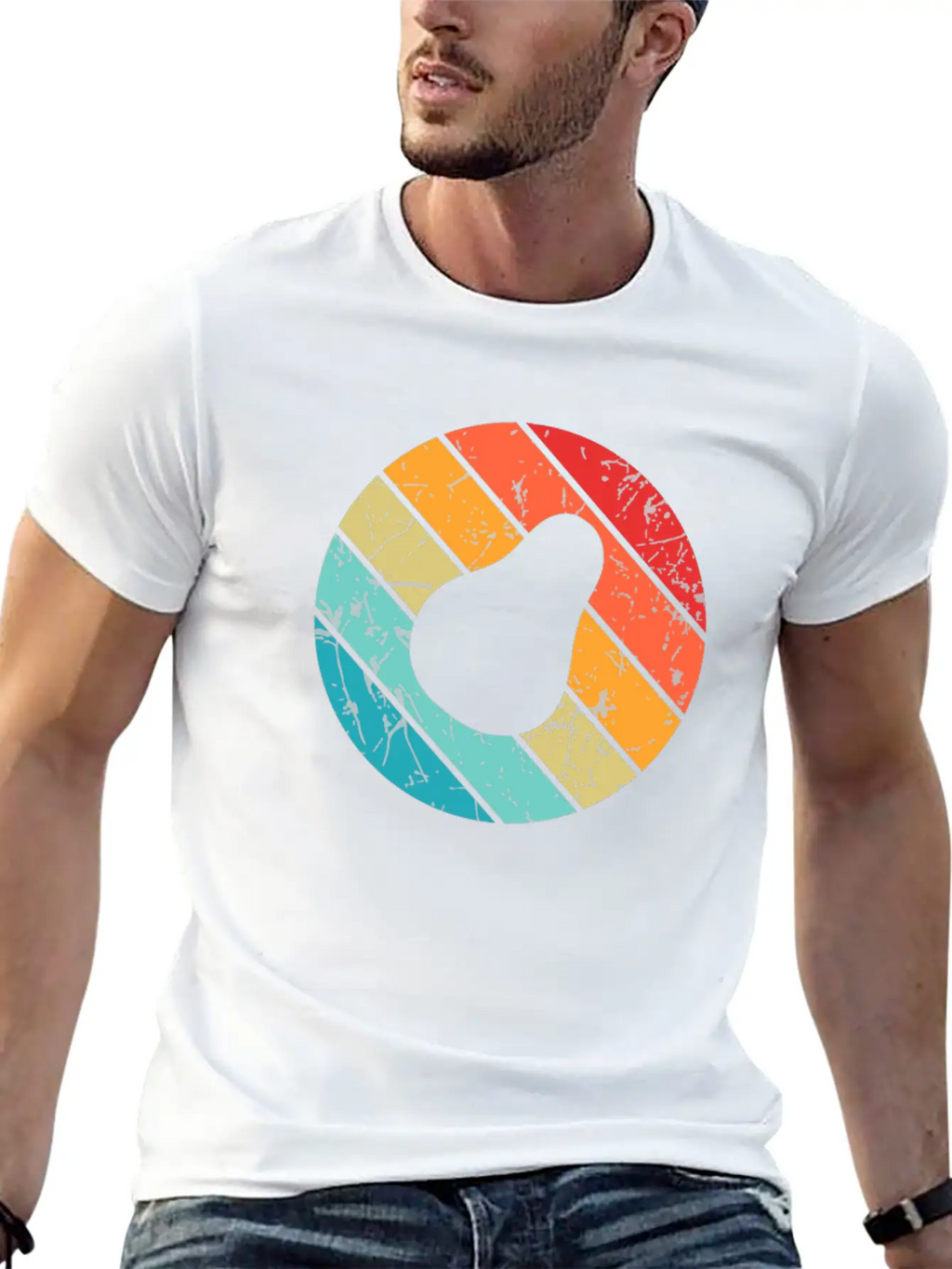 Avocado Vegan Lover Retro Veggie Diet Gift Idea Breathable Soft Cotton T-Shirt – Timeless Casual Look