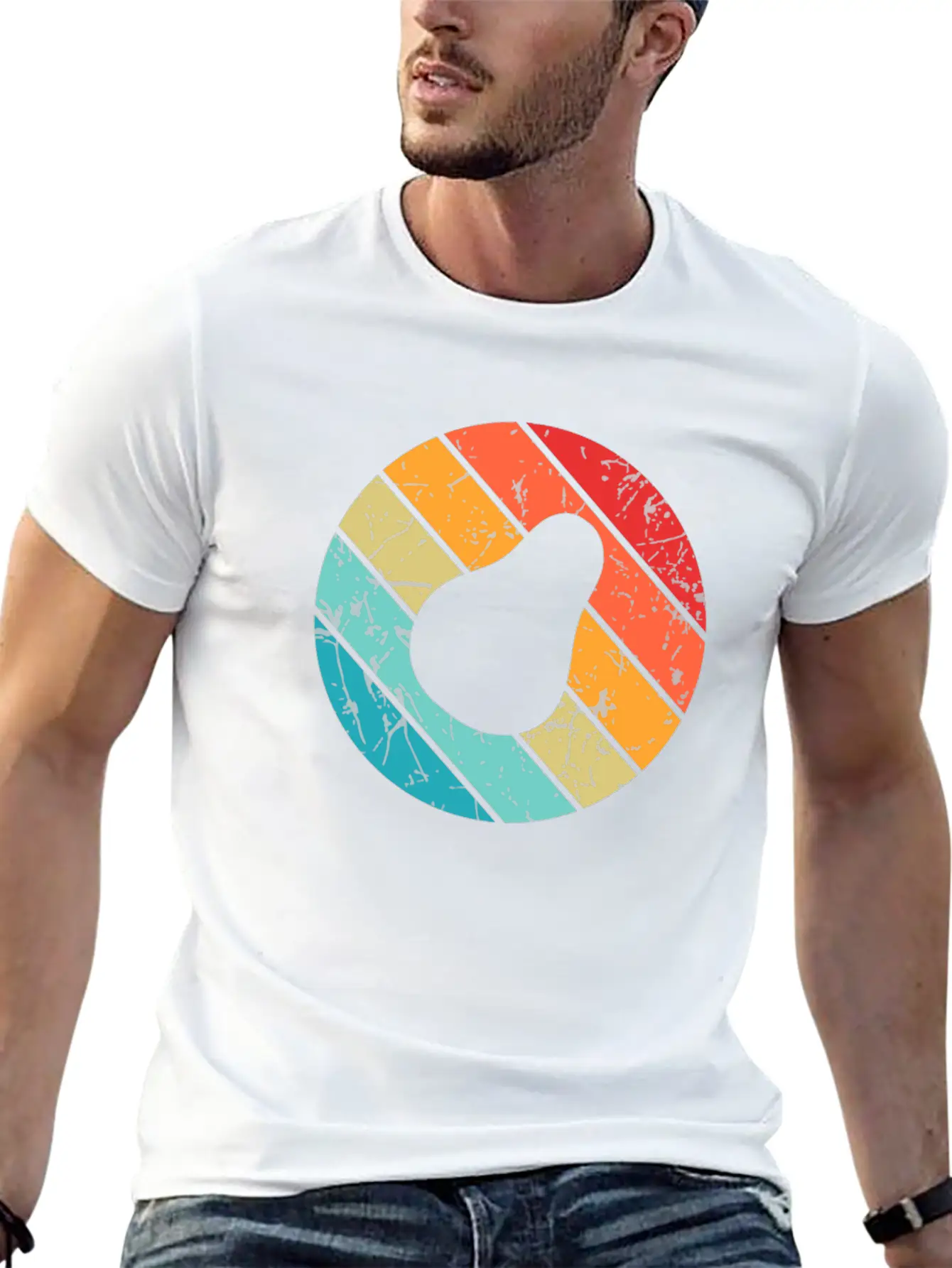 Avocado Vegan Lover Retro Veggie Diet Gift Idea Breathable Soft Cotton T-Shirt – Timeless Casual Look