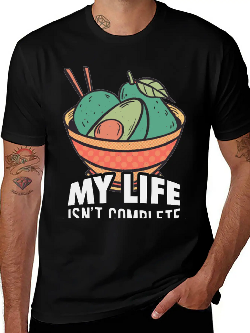 Avocados Vegan Healthy Organic Breathable Soft Cotton T-Shirt – Timeless Casual Look