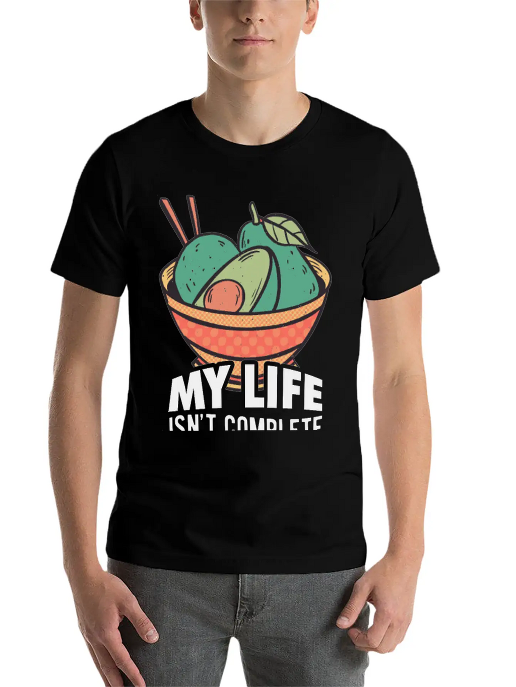 Avocados Vegan Healthy Organic Breathable Soft Cotton T-Shirt – Timeless Casual Look