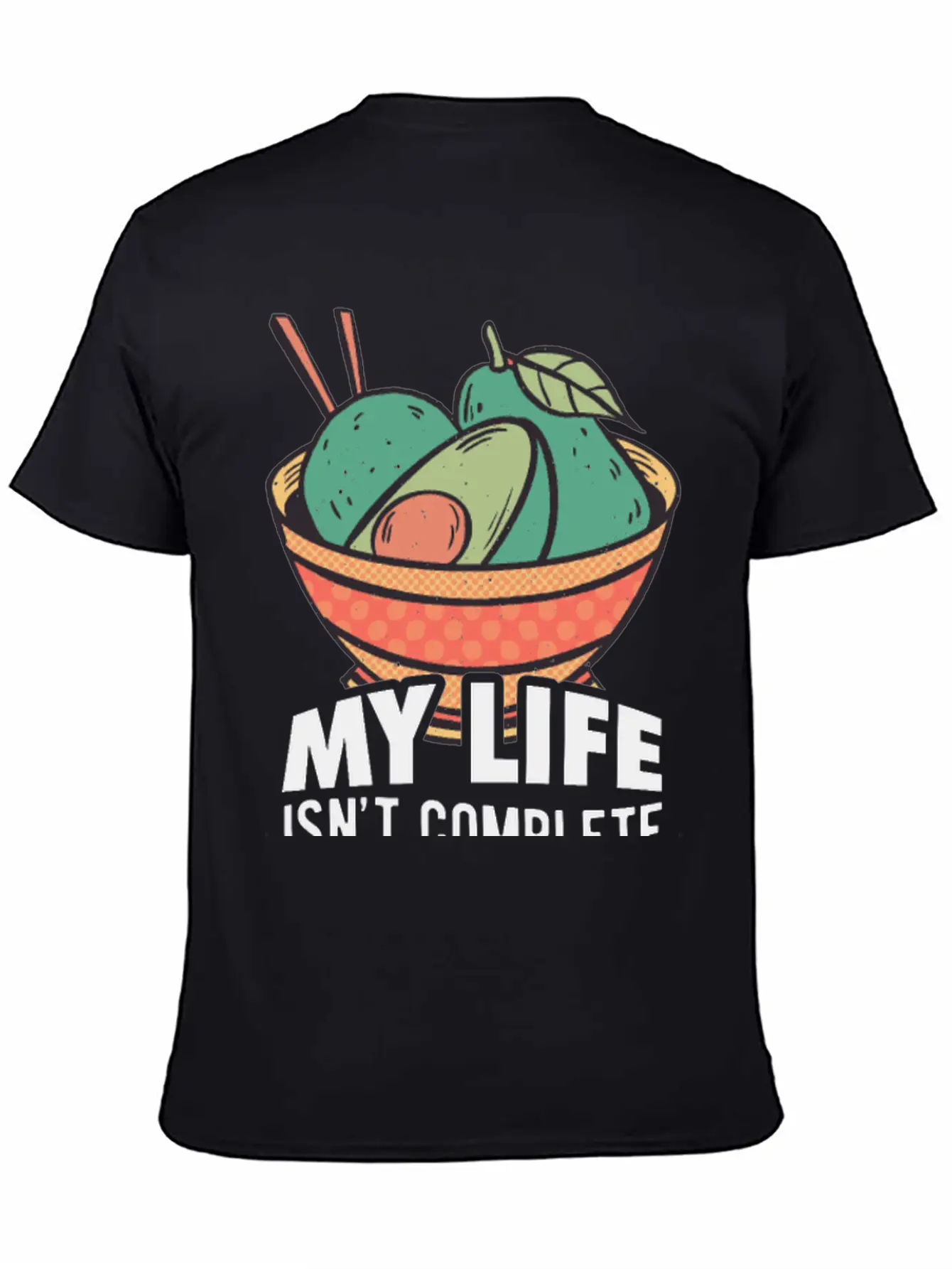 Avocados Vegan Healthy Organic Breathable Soft Cotton T-Shirt – Timeless Casual Look
