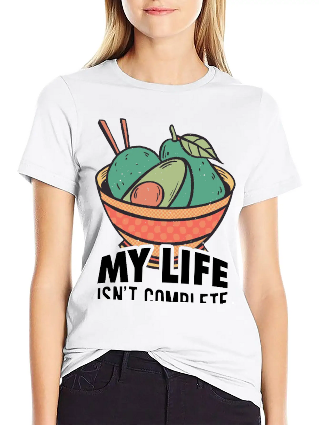 Avocados Vegan Healthy Organic Breathable Soft Cotton T-Shirt – Timeless Casual Look