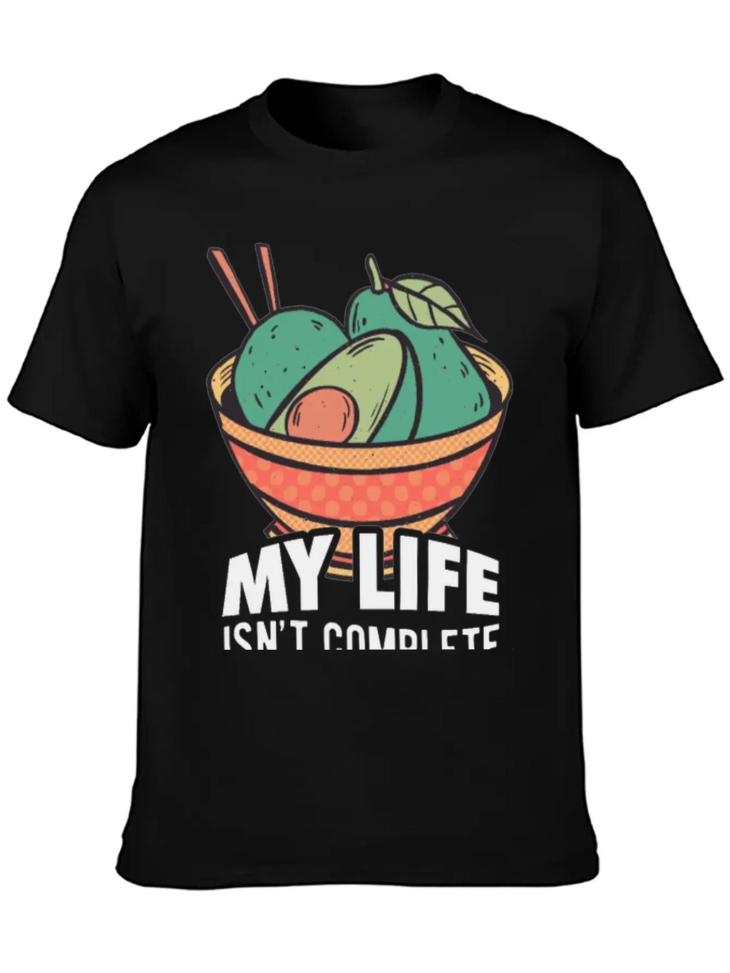 Avocados Vegan Healthy Organic Breathable Soft Cotton T-Shirt – Timeless Casual Look