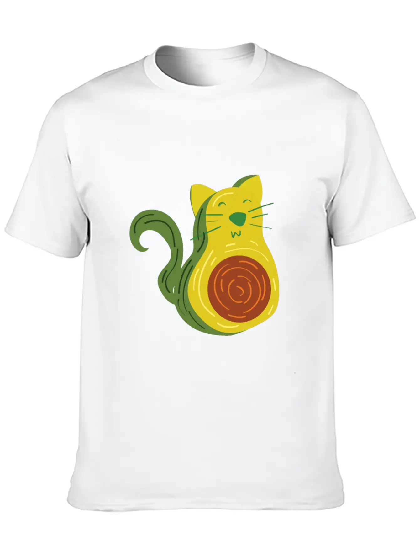 AvoCAT. A Gift Item For Cats & Avocado Lovers. Unisex Casual T-Shirt – Clean Design For Daily Comfort