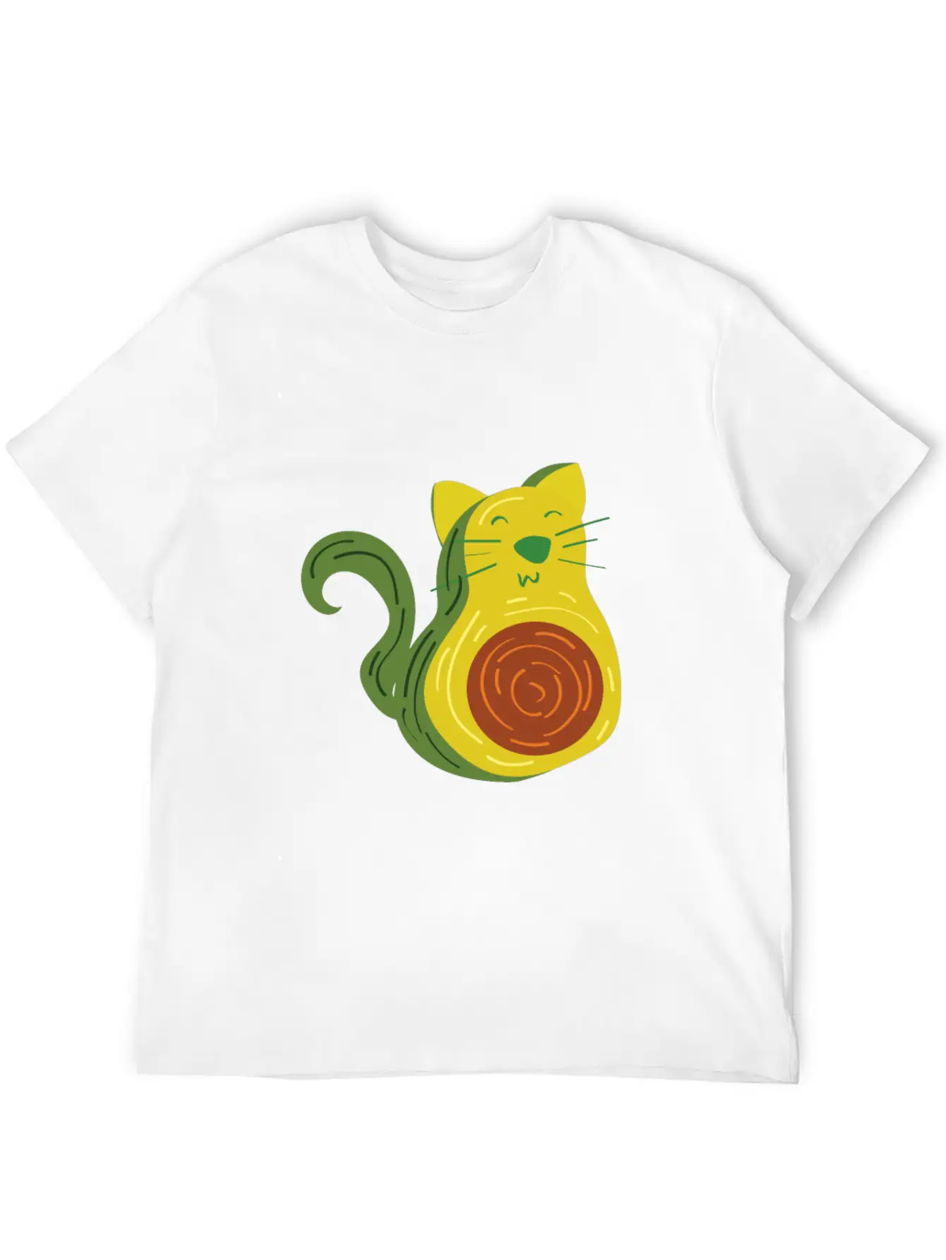 AvoCAT. A Gift Item For Cats & Avocado Lovers. Unisex Casual T-Shirt – Clean Design For Daily Comfort