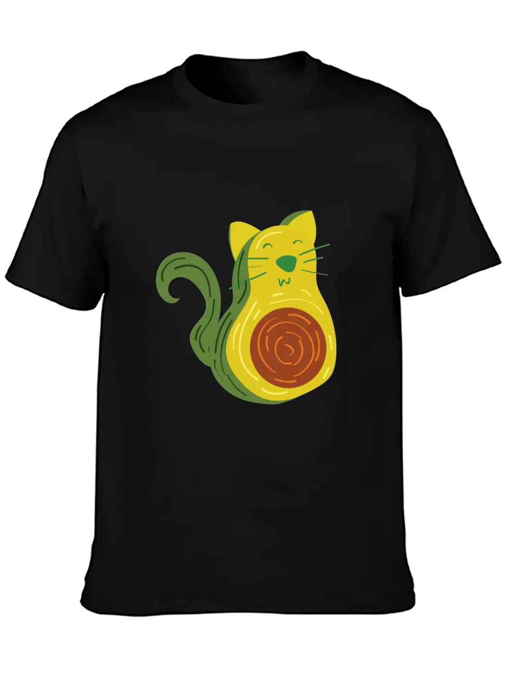 AvoCAT. A Gift Item For Cats & Avocado Lovers. Unisex Casual T-Shirt – Clean Design For Daily Comfort