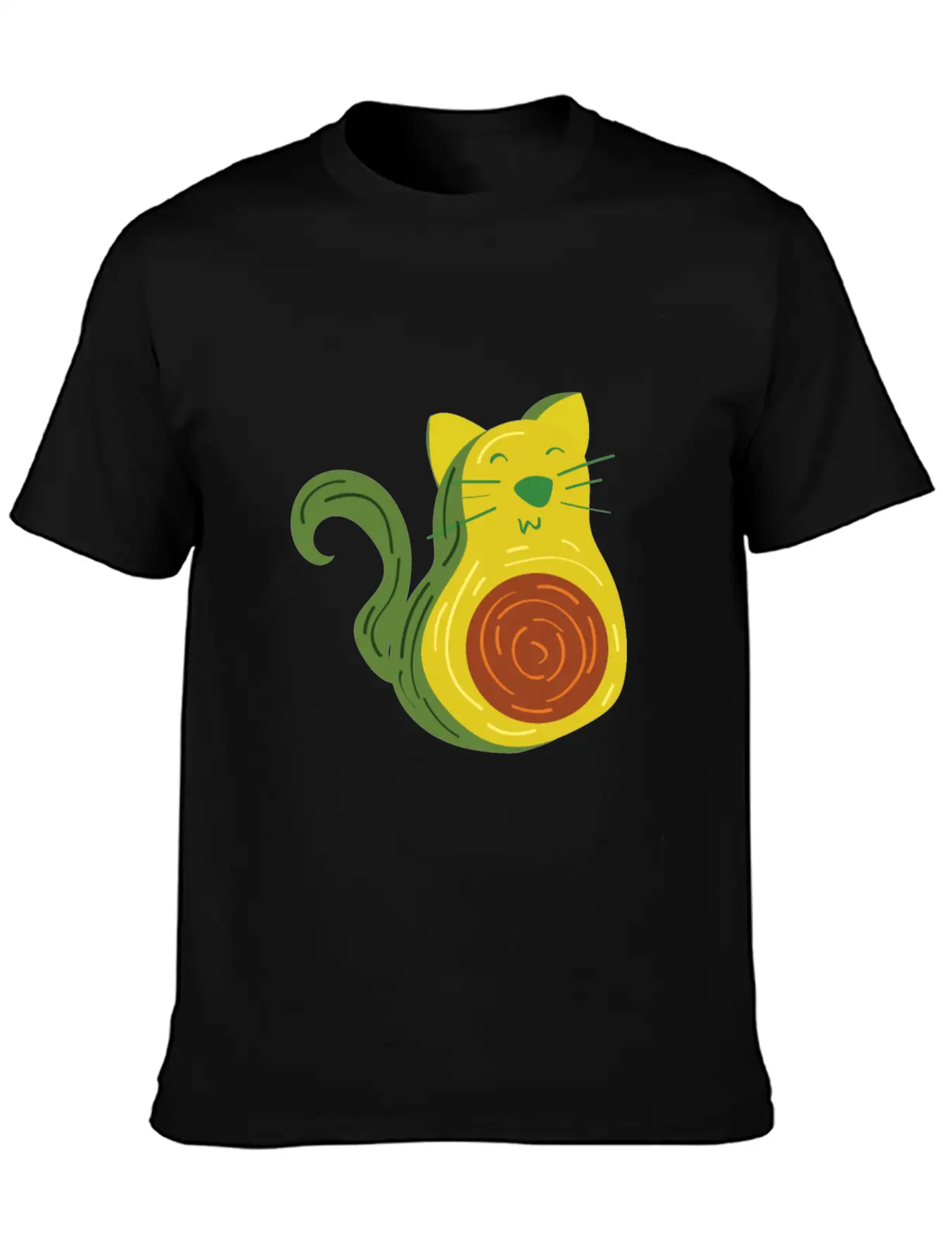 AvoCAT. A Gift Item For Cats & Avocado Lovers. Unisex Casual T-Shirt – Clean Design For Daily Comfort