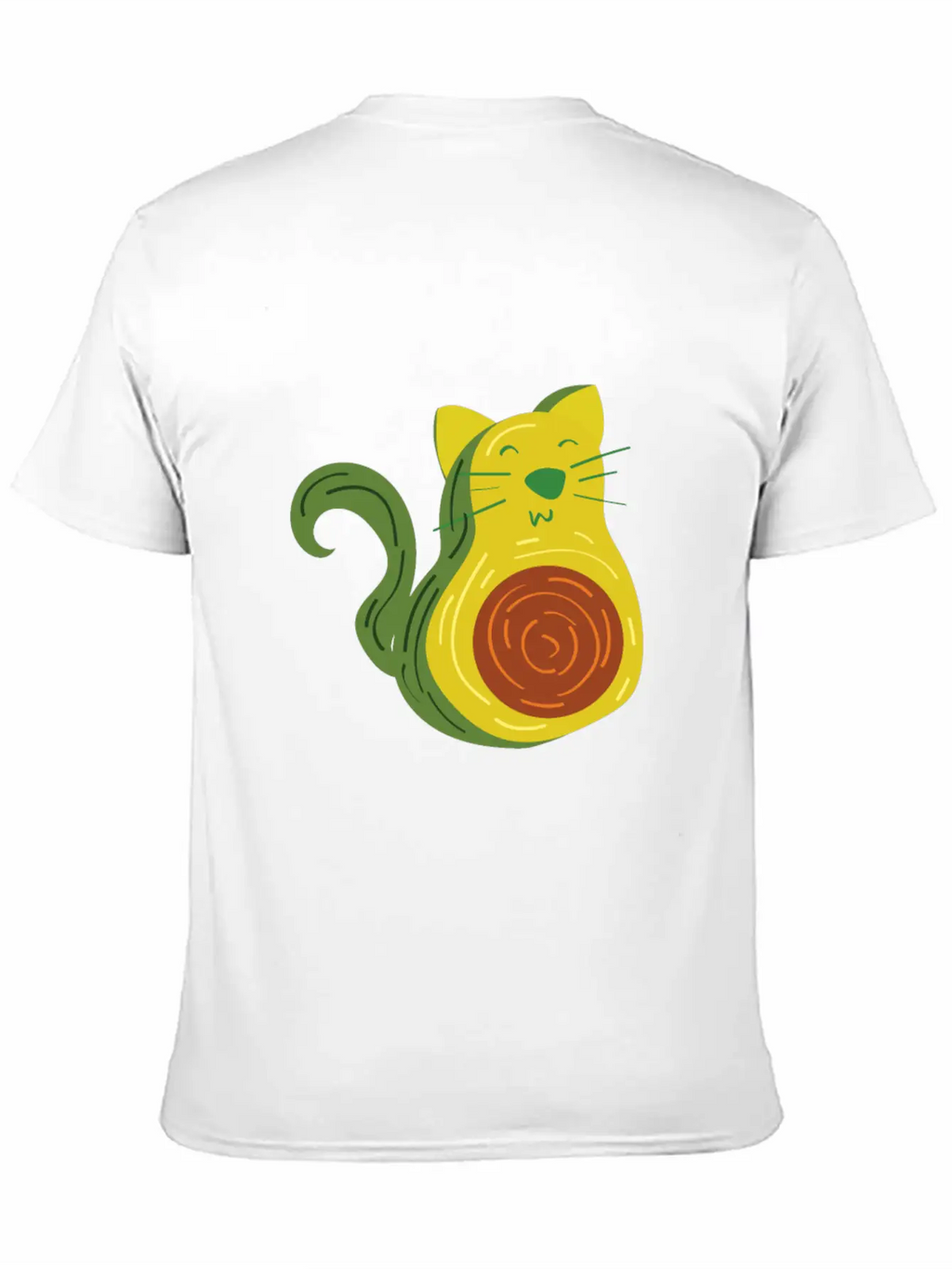 AvoCAT. A Gift Item For Cats & Avocado Lovers. Unisex Casual T-Shirt – Clean Design For Daily Comfort