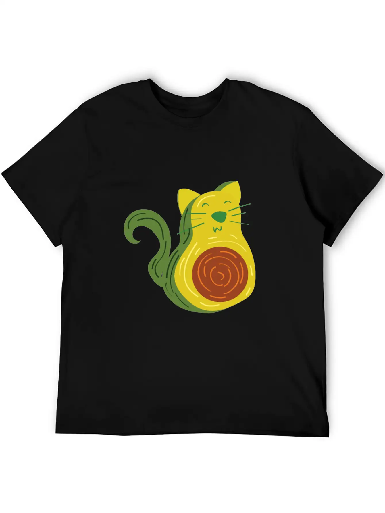 AvoCAT. A Gift Item For Cats & Avocado Lovers. Unisex Casual T-Shirt – Clean Design For Daily Comfort