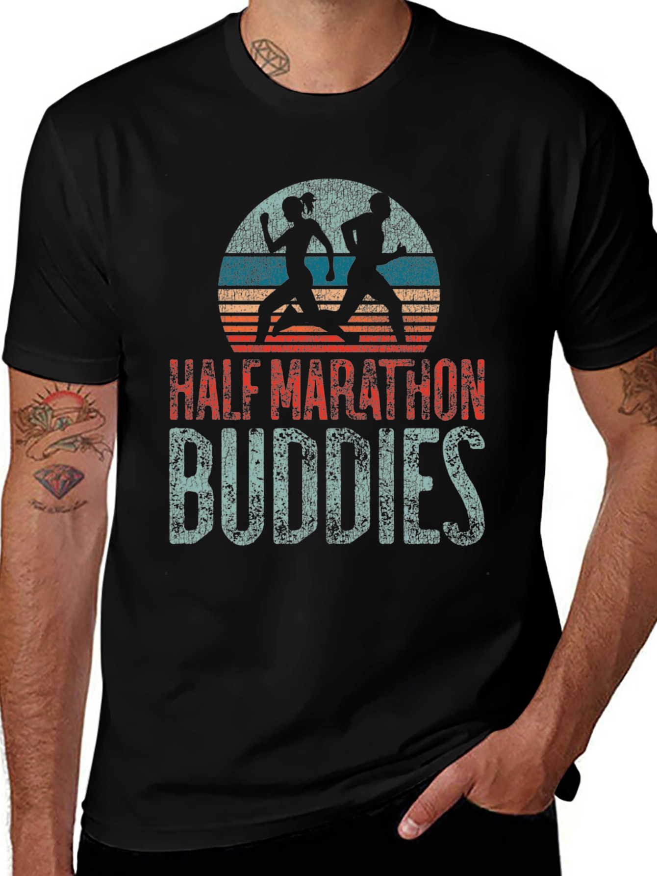 Half Marathon Buddies Graphic T-Shirt