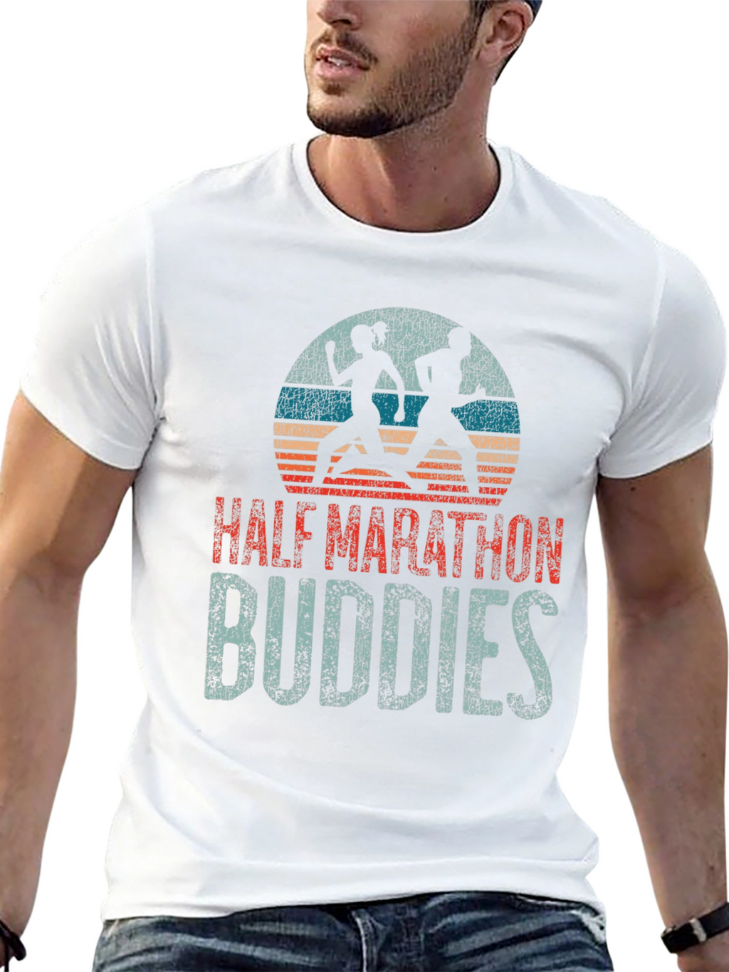 Half Marathon Buddies Graphic T-Shirt