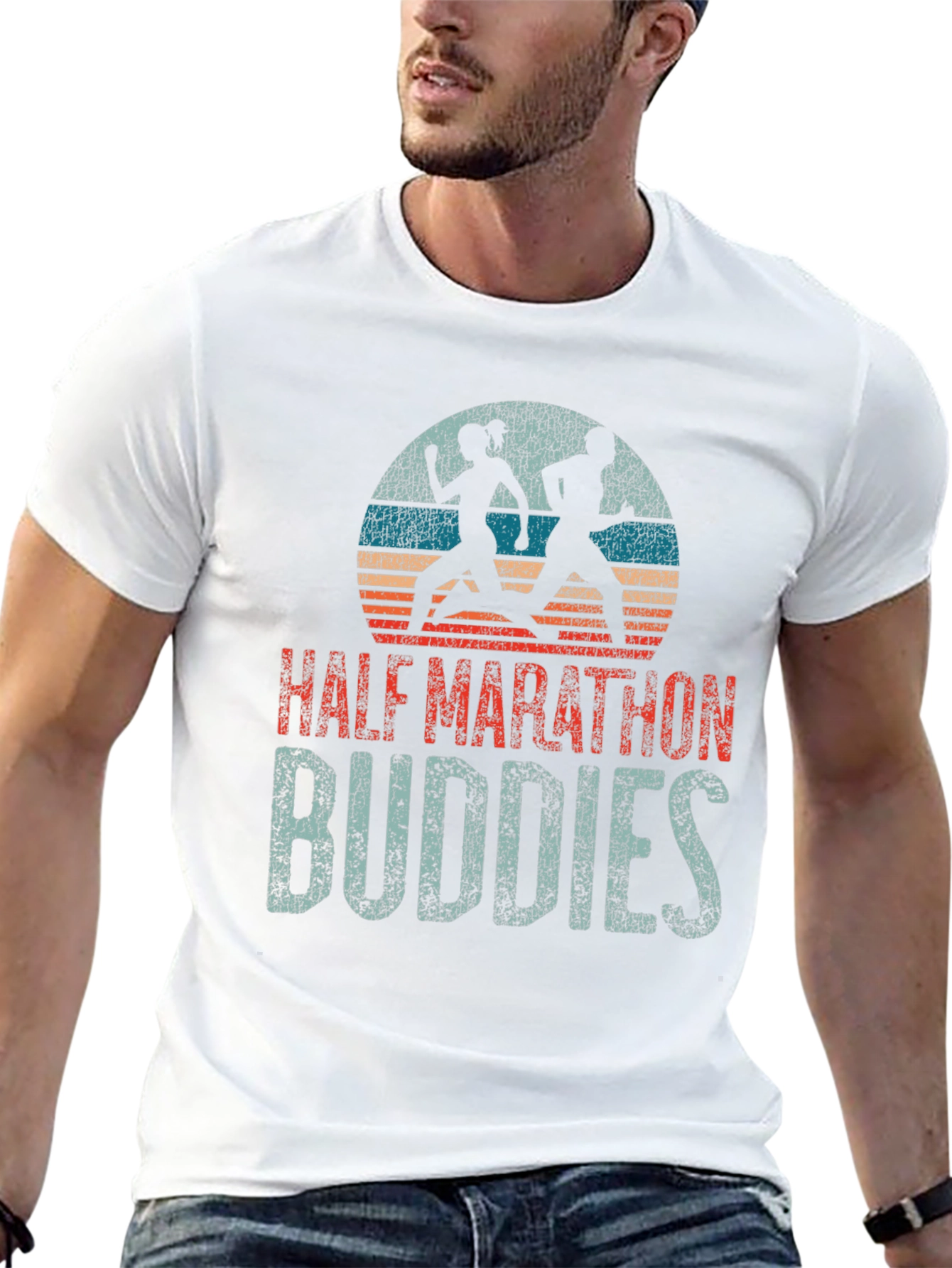 Half Marathon Buddies Graphic T-Shirt