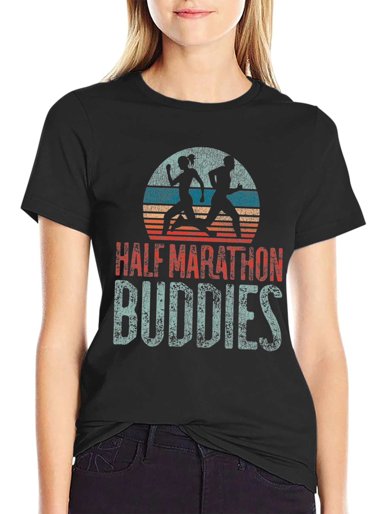 Half Marathon Buddies Graphic T-Shirt