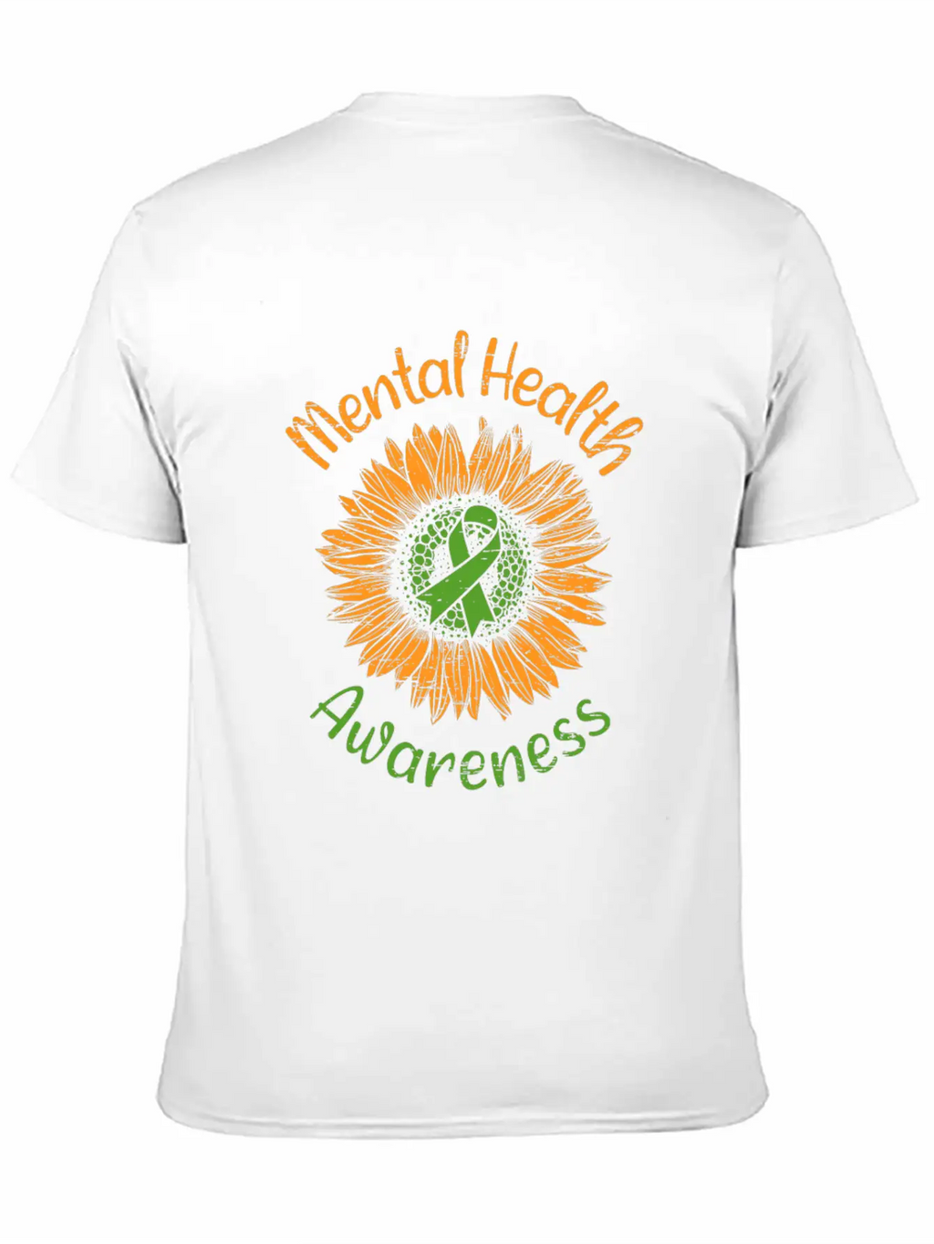 Awareness Sunflower Suicide Prevention Mental Breathable Soft Cotton T-Shirt – Timeless Casual Look