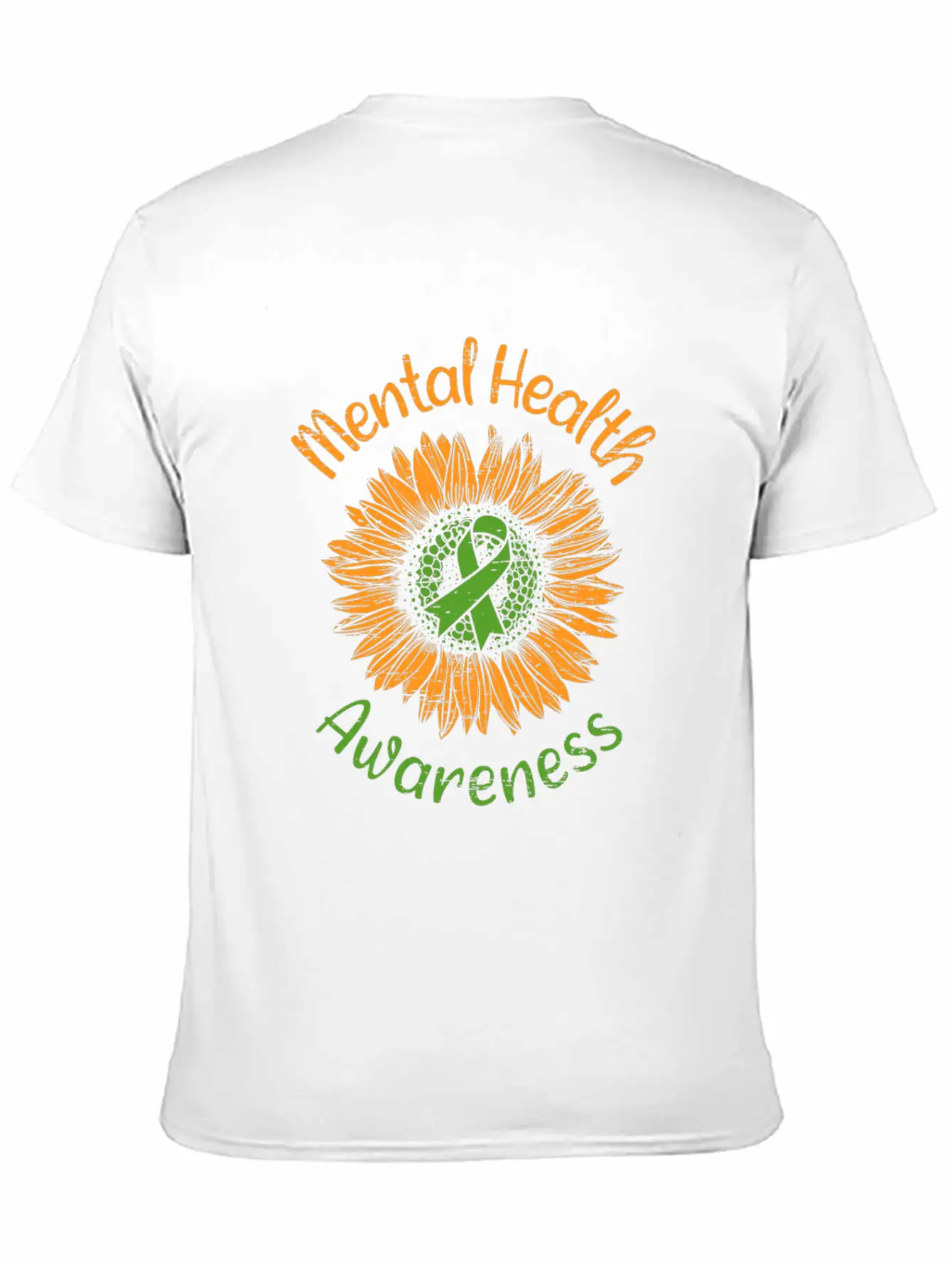 Awareness Sunflower Suicide Prevention Mental Breathable Soft Cotton T-Shirt – Timeless Casual Look