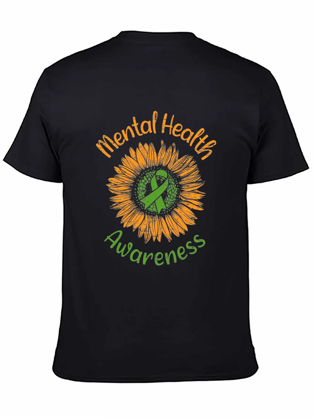 Awareness Sunflower Suicide Prevention Mental Breathable Soft Cotton T-Shirt – Timeless Casual Look