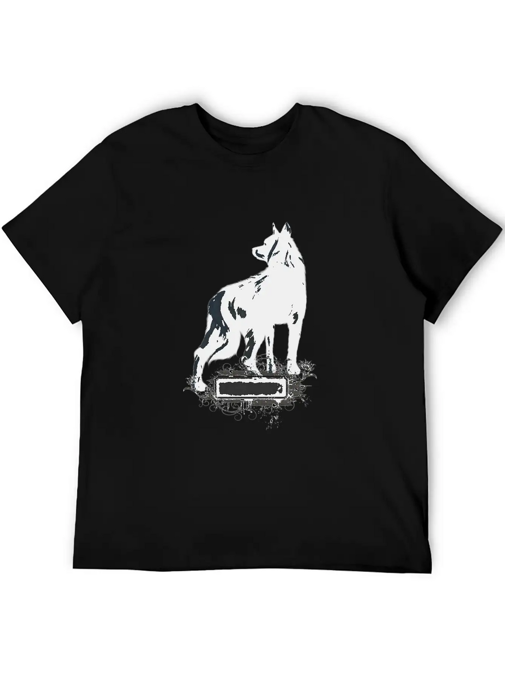 Awesome Black Wolf Unisex Casual T-Shirt – Clean Design For Daily Comfort