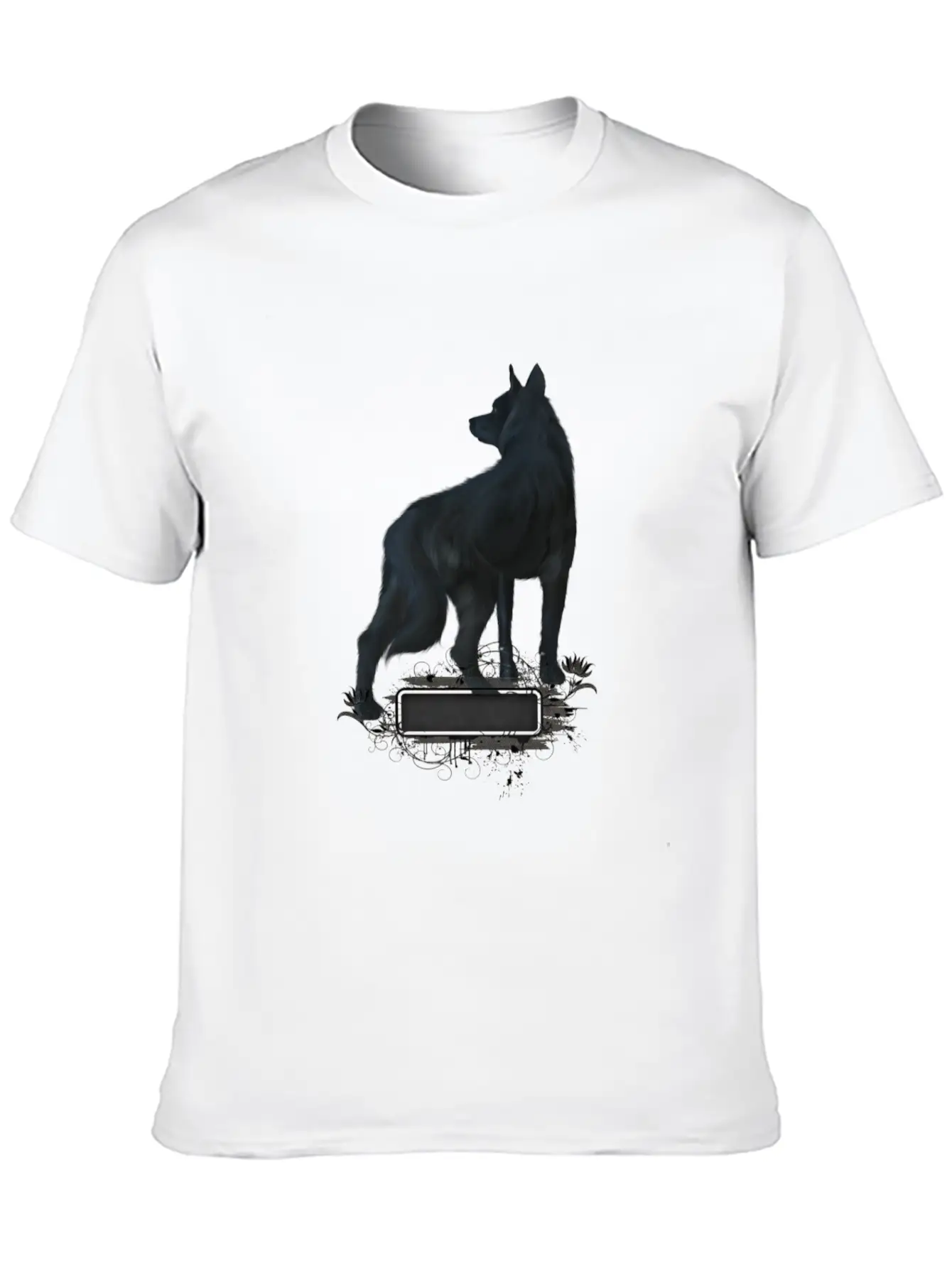 Awesome Black Wolf Unisex Casual T-Shirt – Clean Design For Daily Comfort
