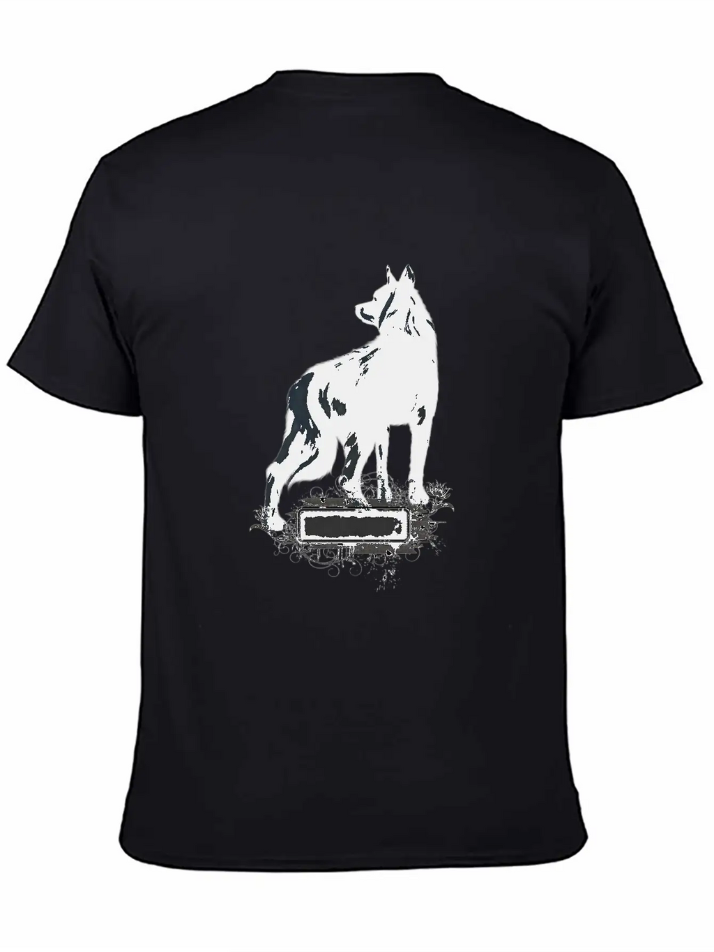 Awesome Black Wolf Unisex Casual T-Shirt – Clean Design For Daily Comfort