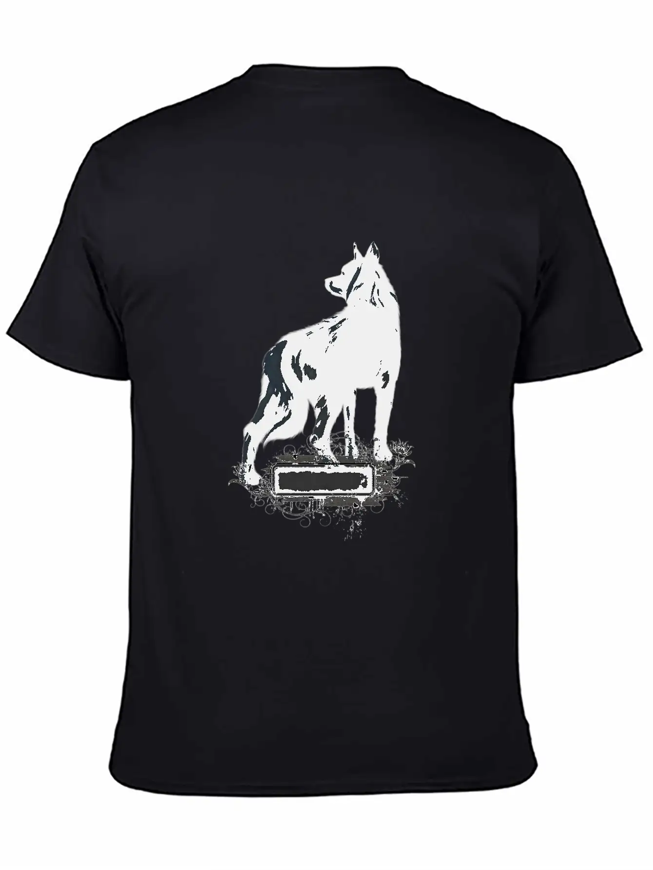 Awesome Black Wolf Unisex Casual T-Shirt – Clean Design For Daily Comfort