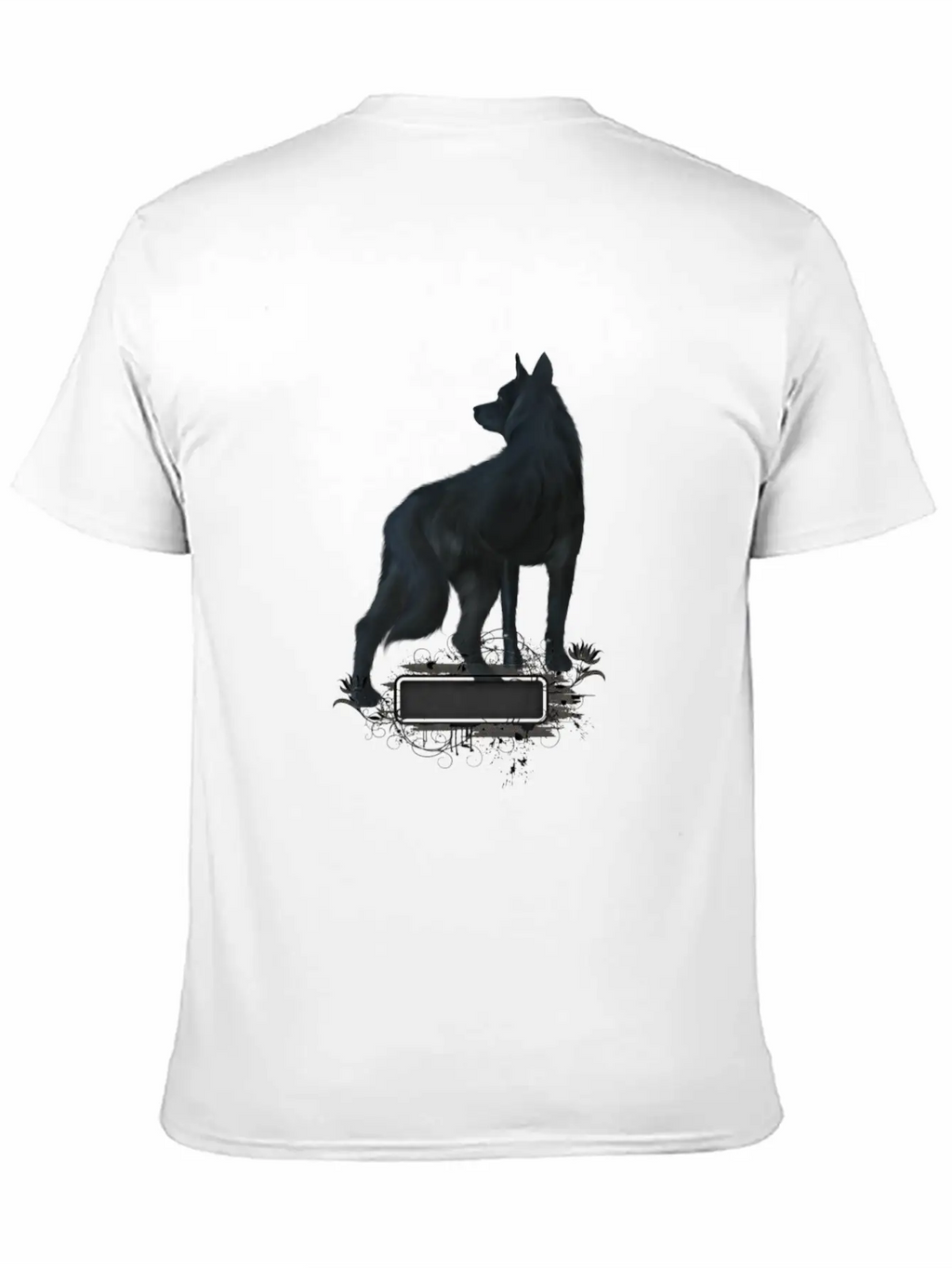Awesome Black Wolf Unisex Casual T-Shirt – Clean Design For Daily Comfort